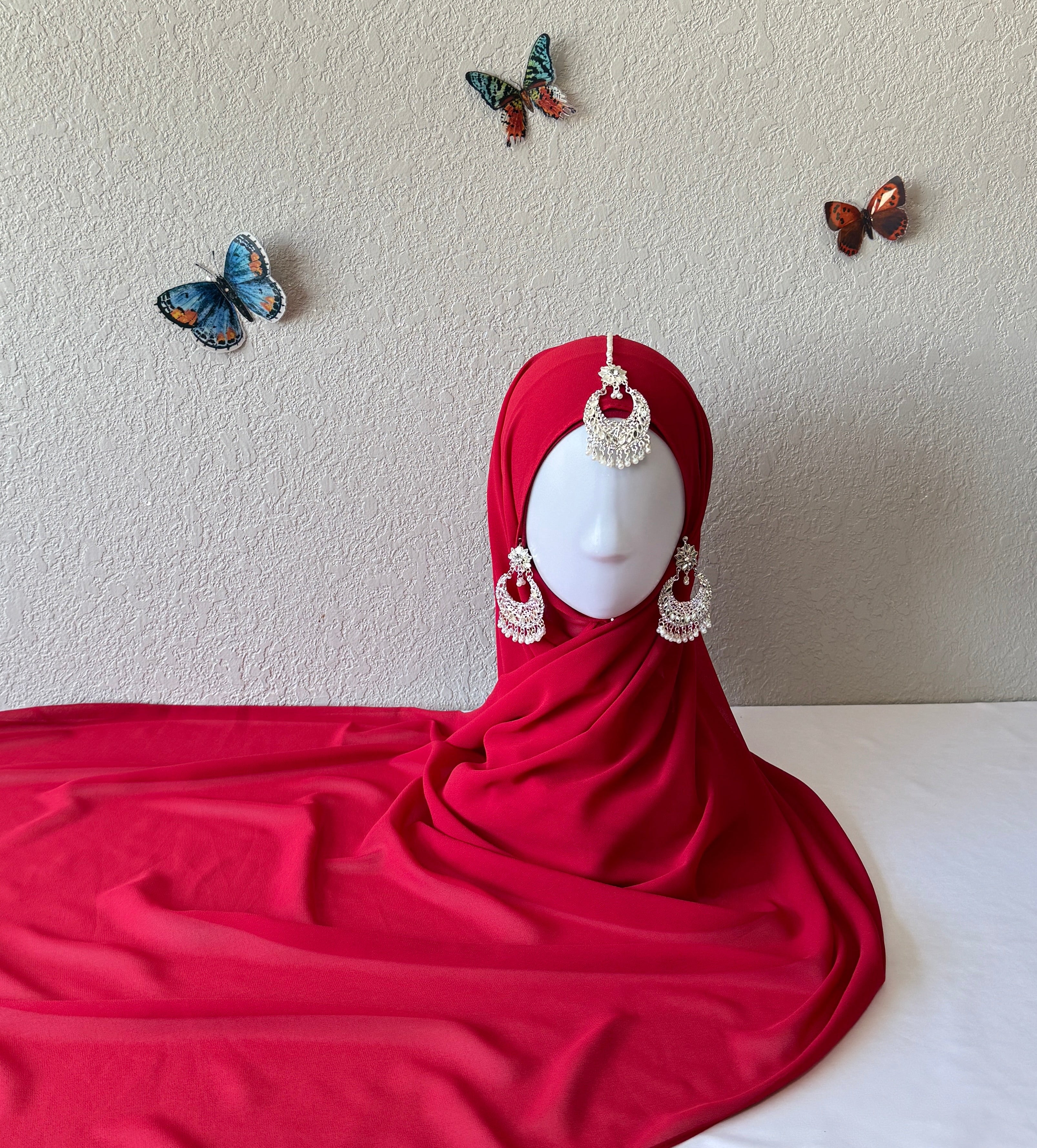 ♡ Premium Georgette Chiffon Hijab ♡