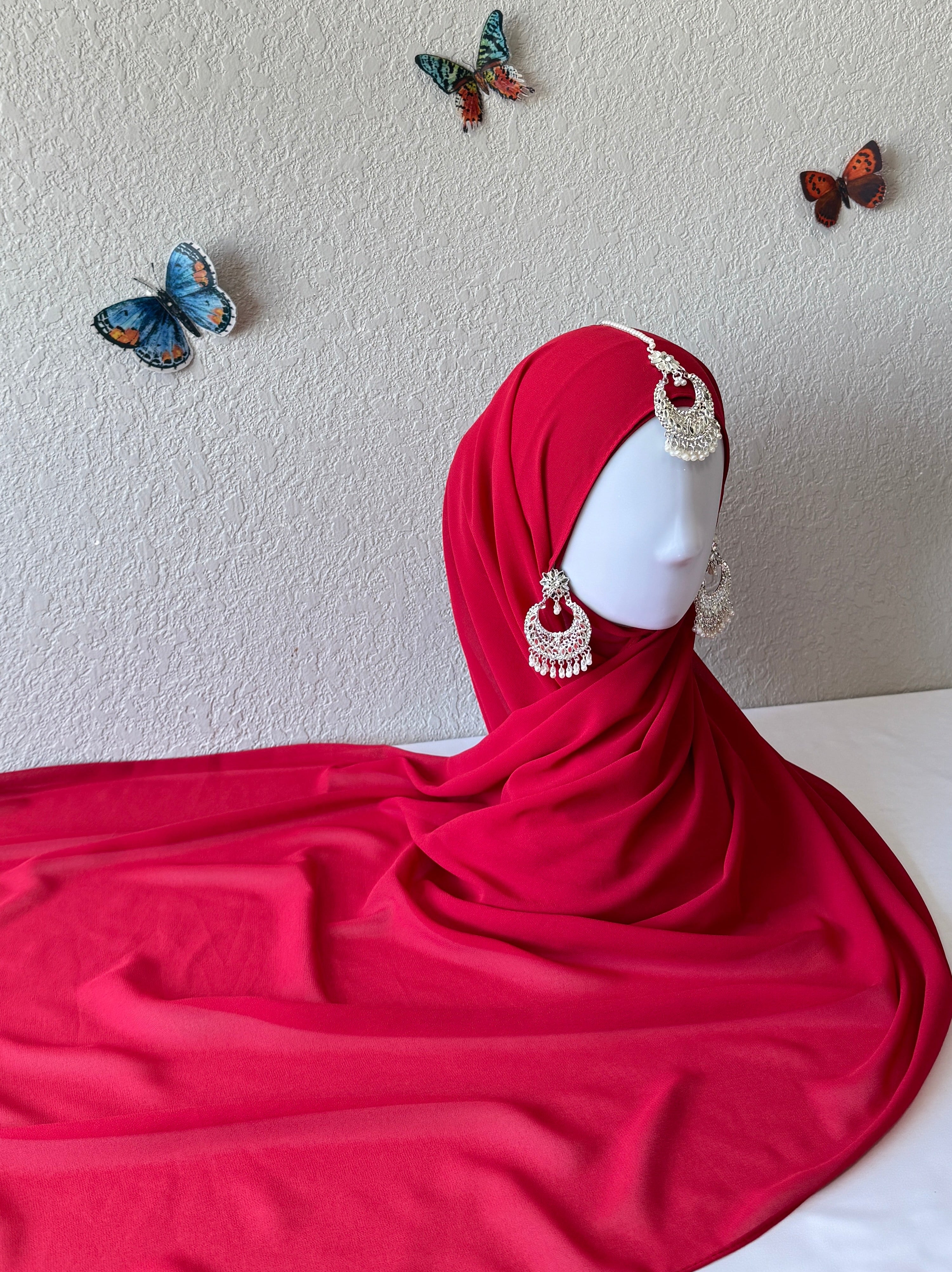 ♡ Premium Georgette Chiffon Hijab ♡
