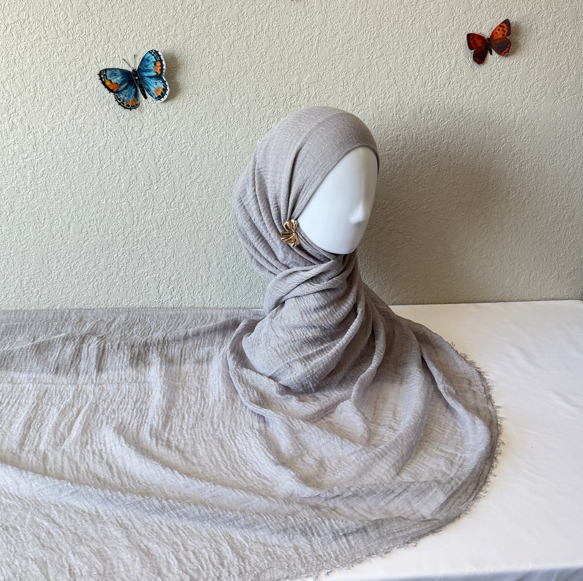 ♡Premium Crinkle Cotton Hijab♡