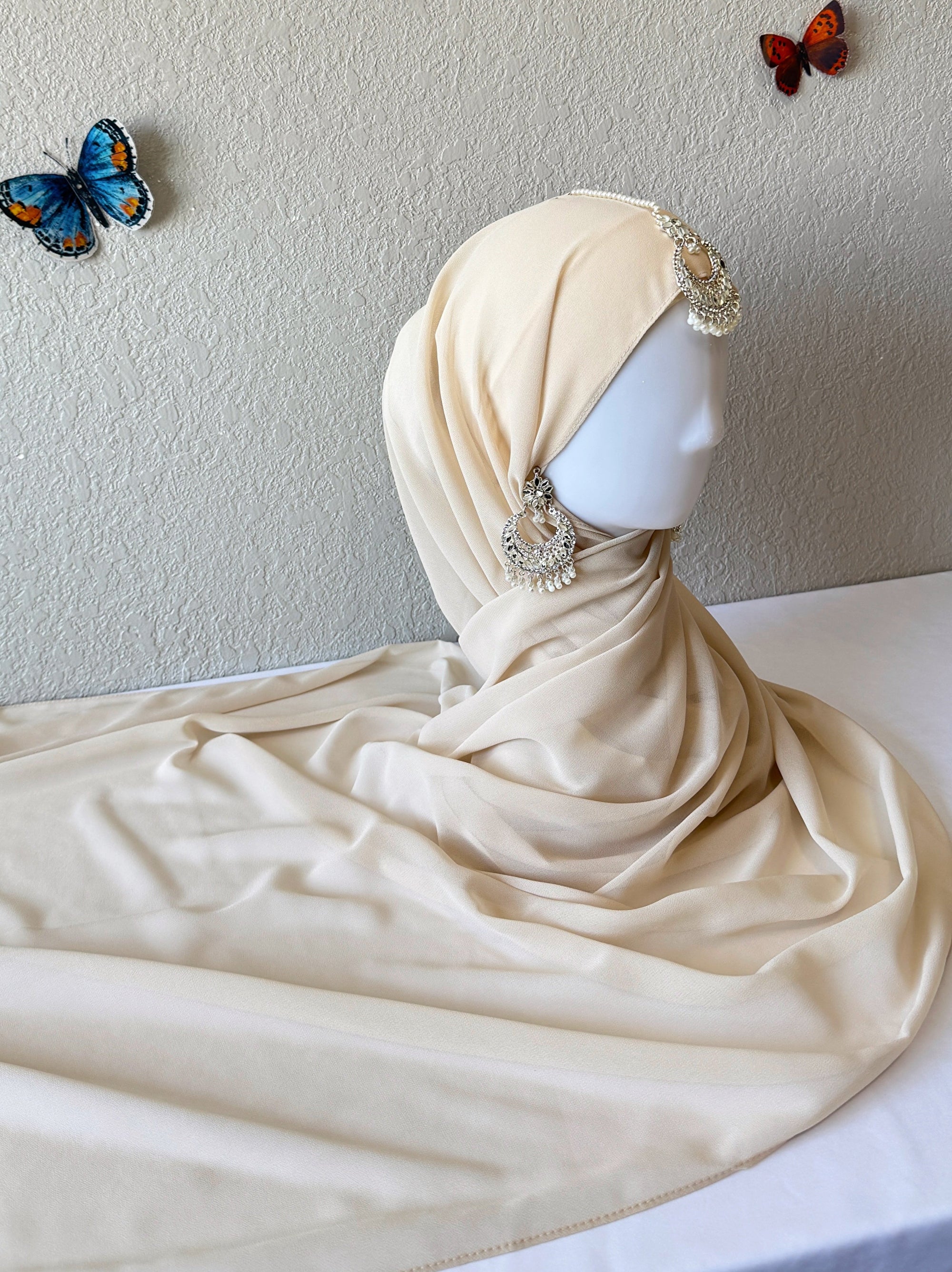 ♡ Premium Georgette Chiffon Hijab ♡