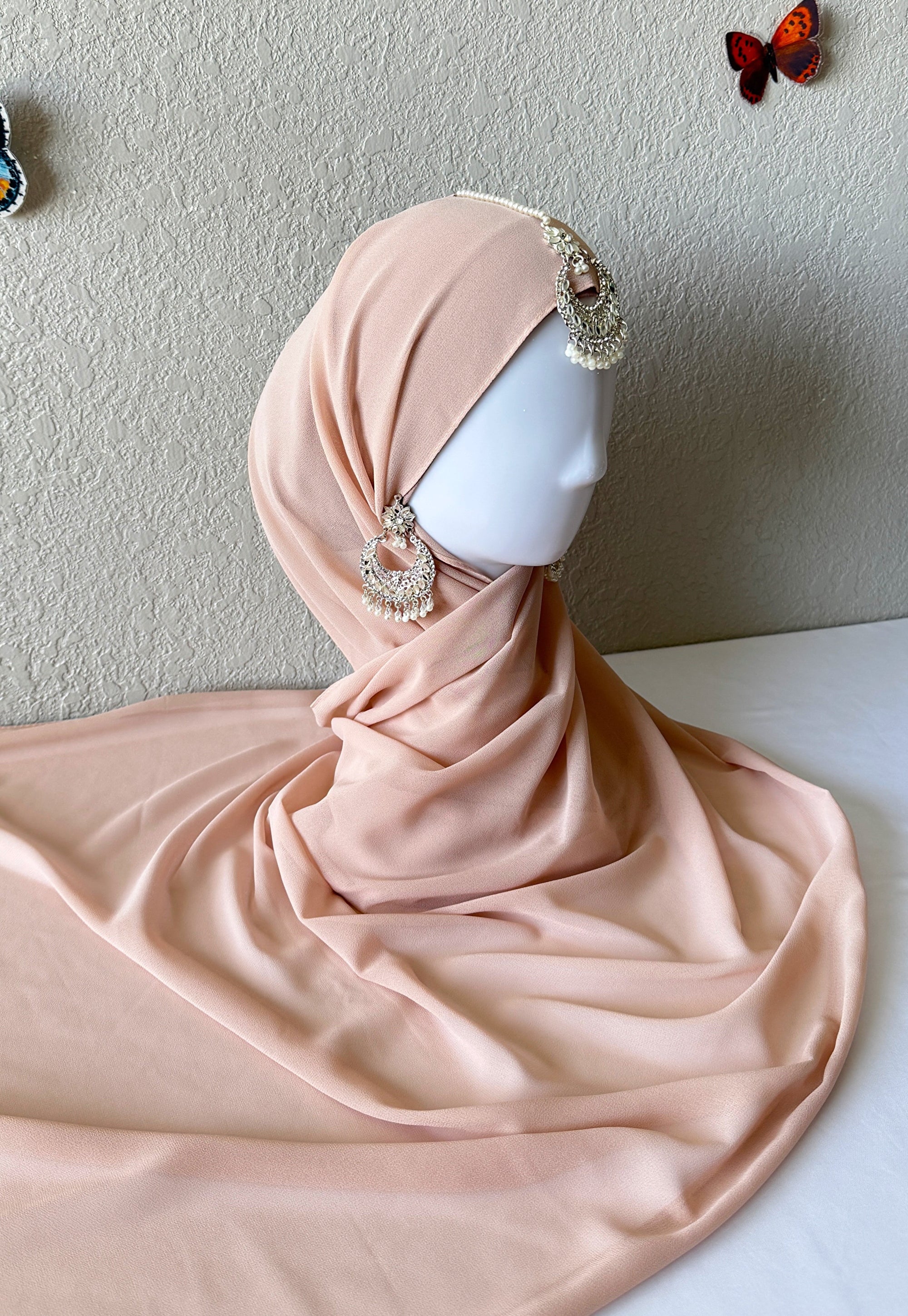 ♡ Premium Georgette Chiffon Hijab ♡