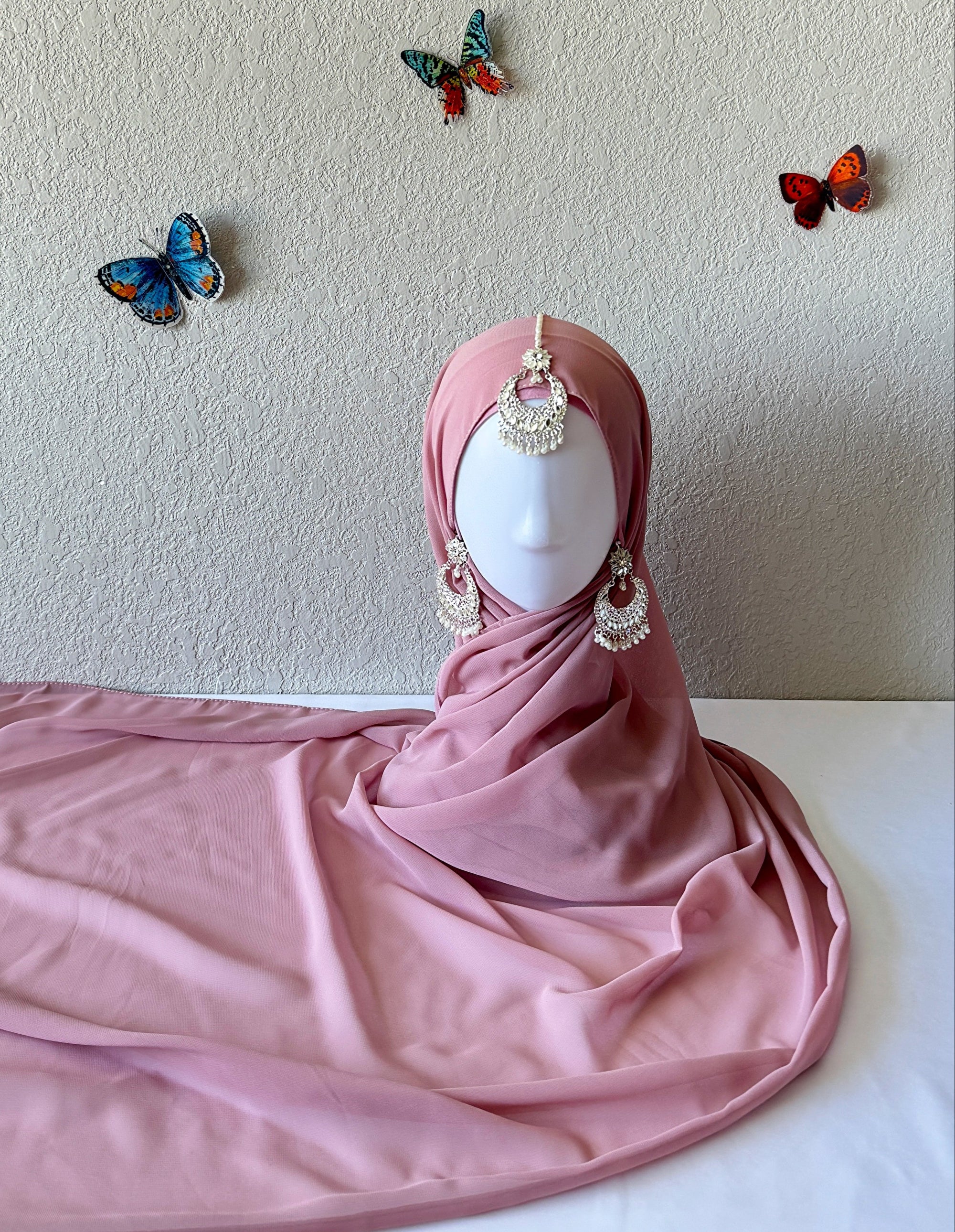 ♡ Premium Georgette Chiffon Hijab ♡