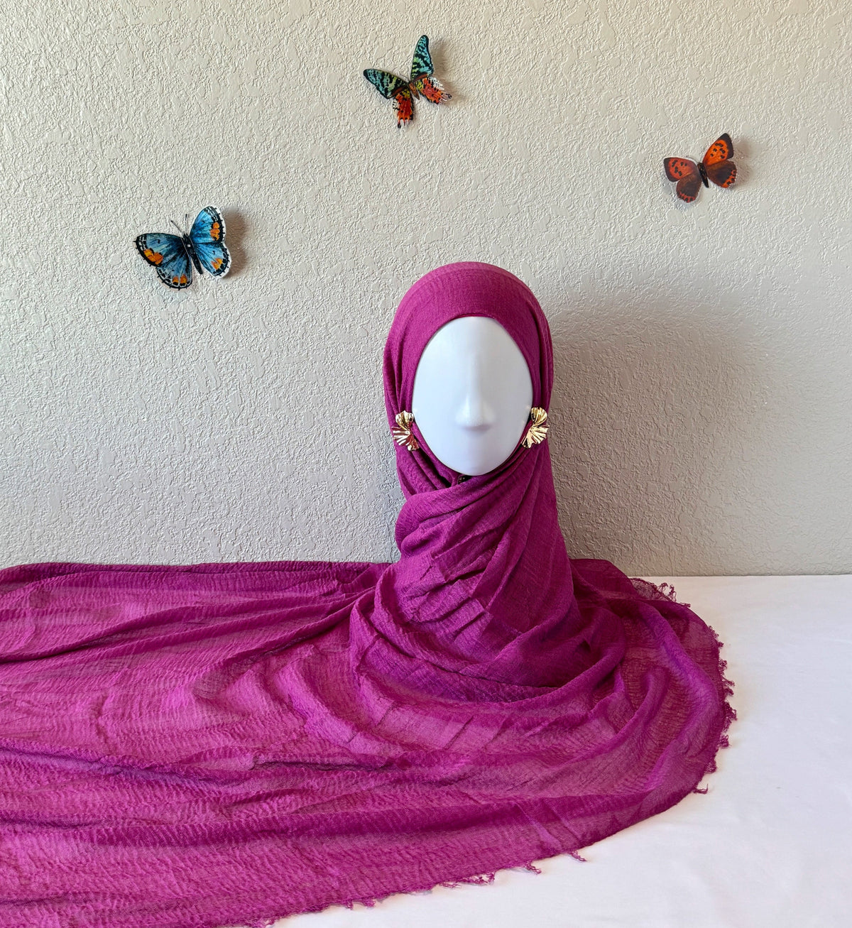 ♡Premium Crinkle Cotton Hijab♡