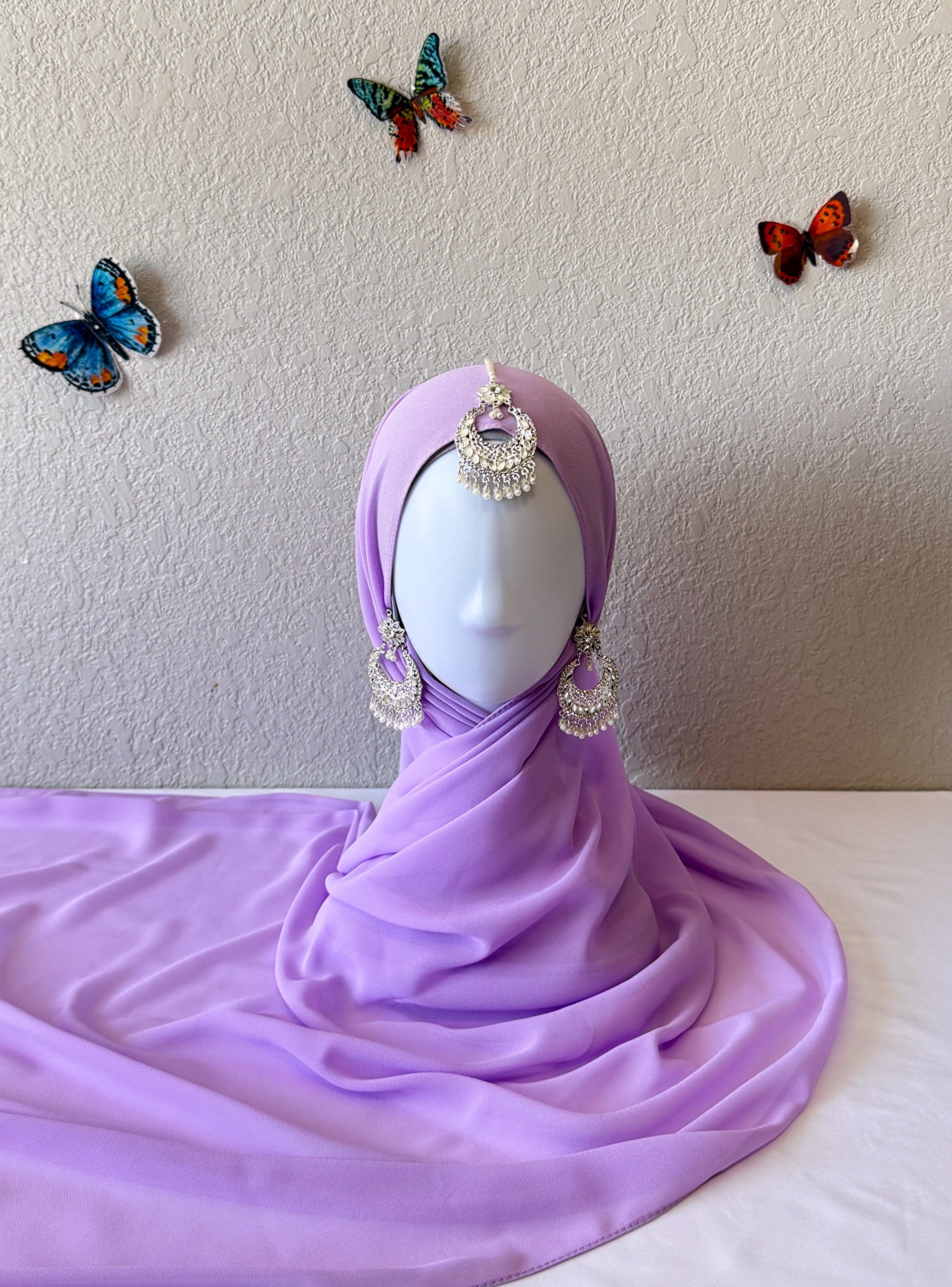 ♡ Premium Georgette Chiffon Hijab ♡