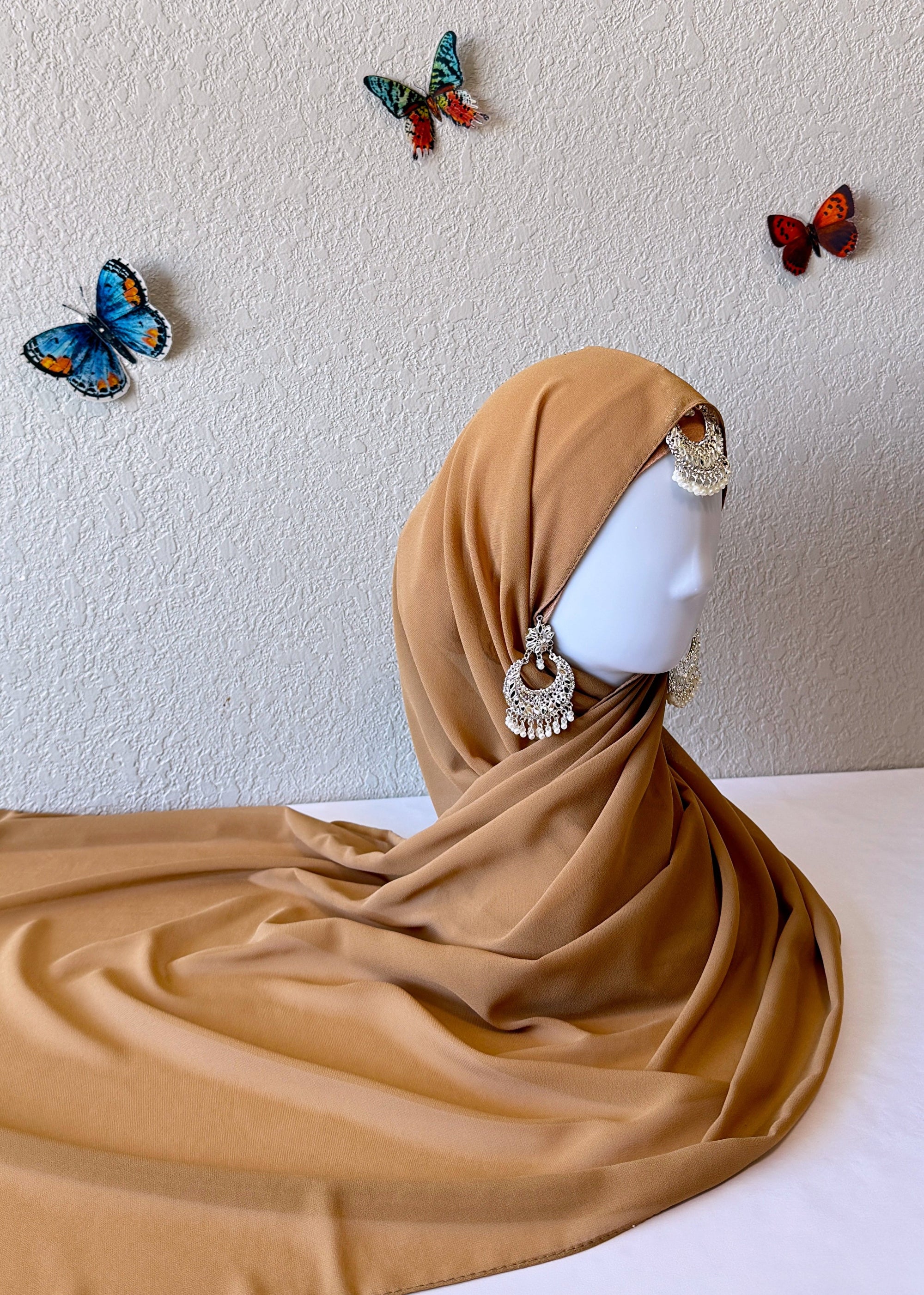 ♡ Premium Georgette Chiffon Hijab ♡