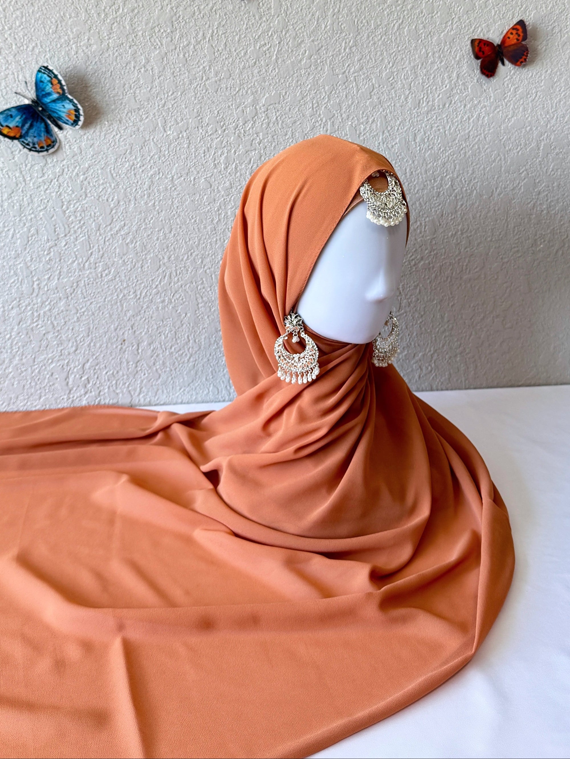 ♡ Premium Georgette Chiffon Hijab ♡