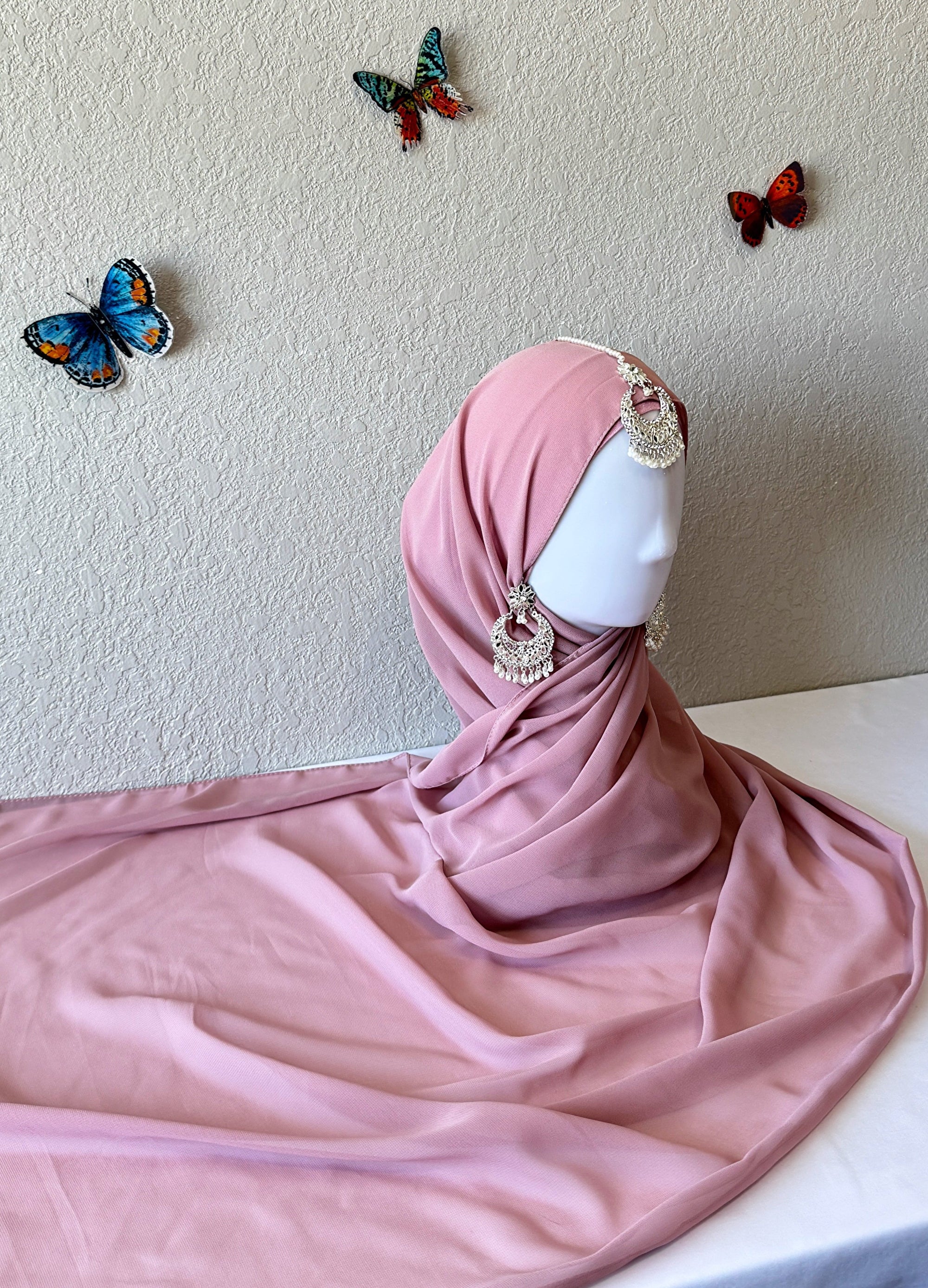 ♡ Premium Georgette Chiffon Hijab ♡