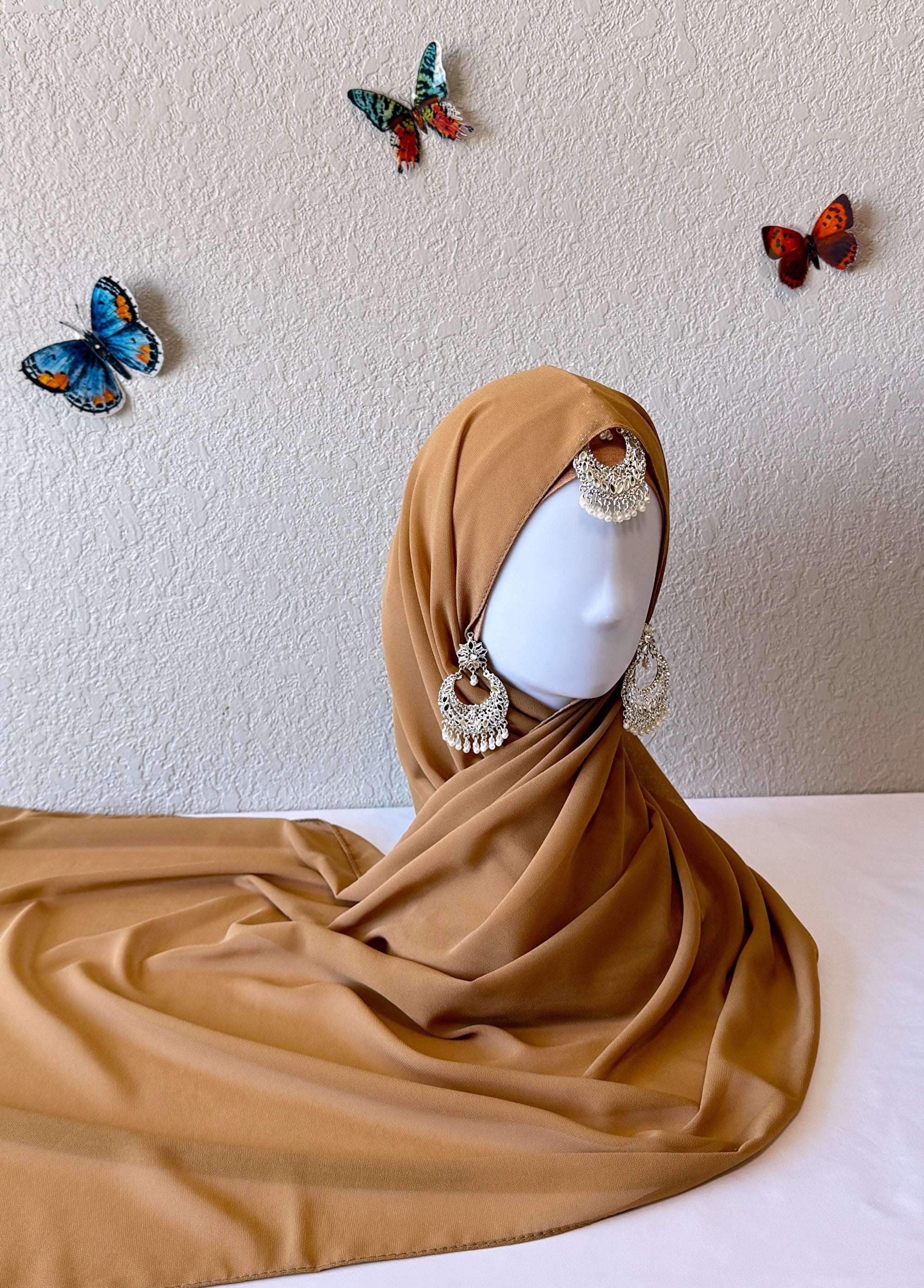 ♡ Premium Georgette Chiffon Hijab ♡