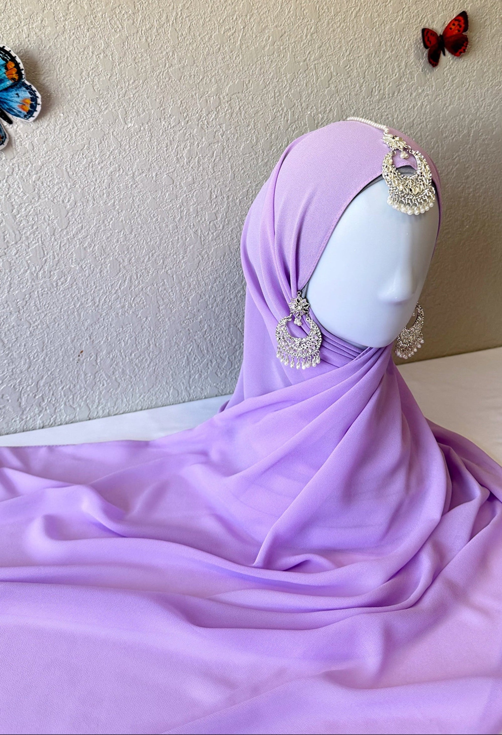 ♡ Premium Georgette Chiffon Hijab ♡
