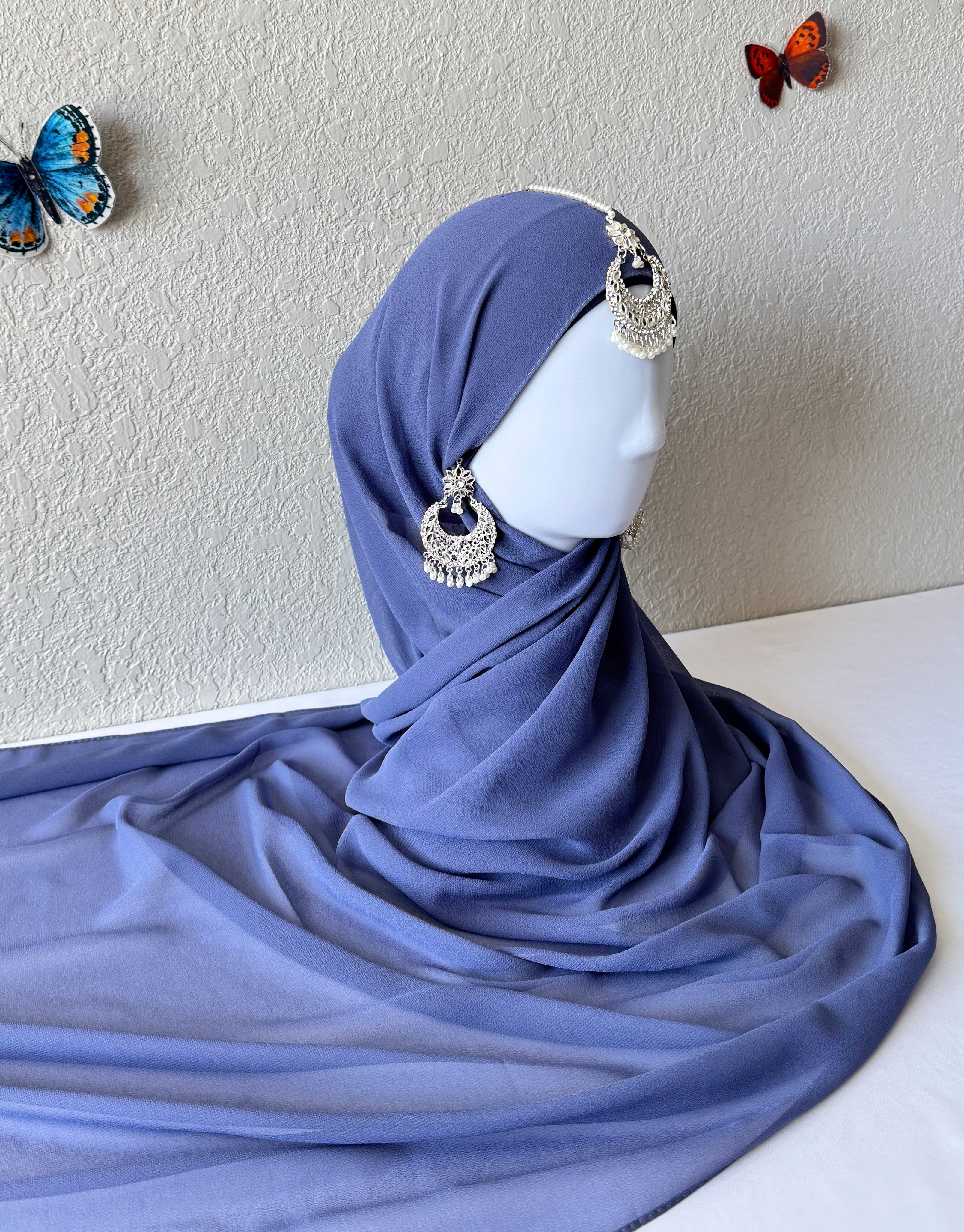 ♡ Premium Georgette Chiffon Hijab ♡
