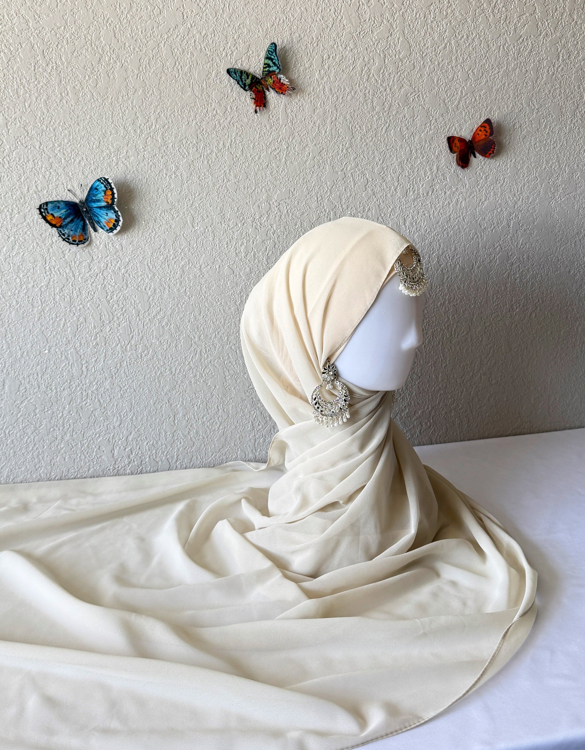 ♡ Premium Georgette Chiffon Hijab ♡