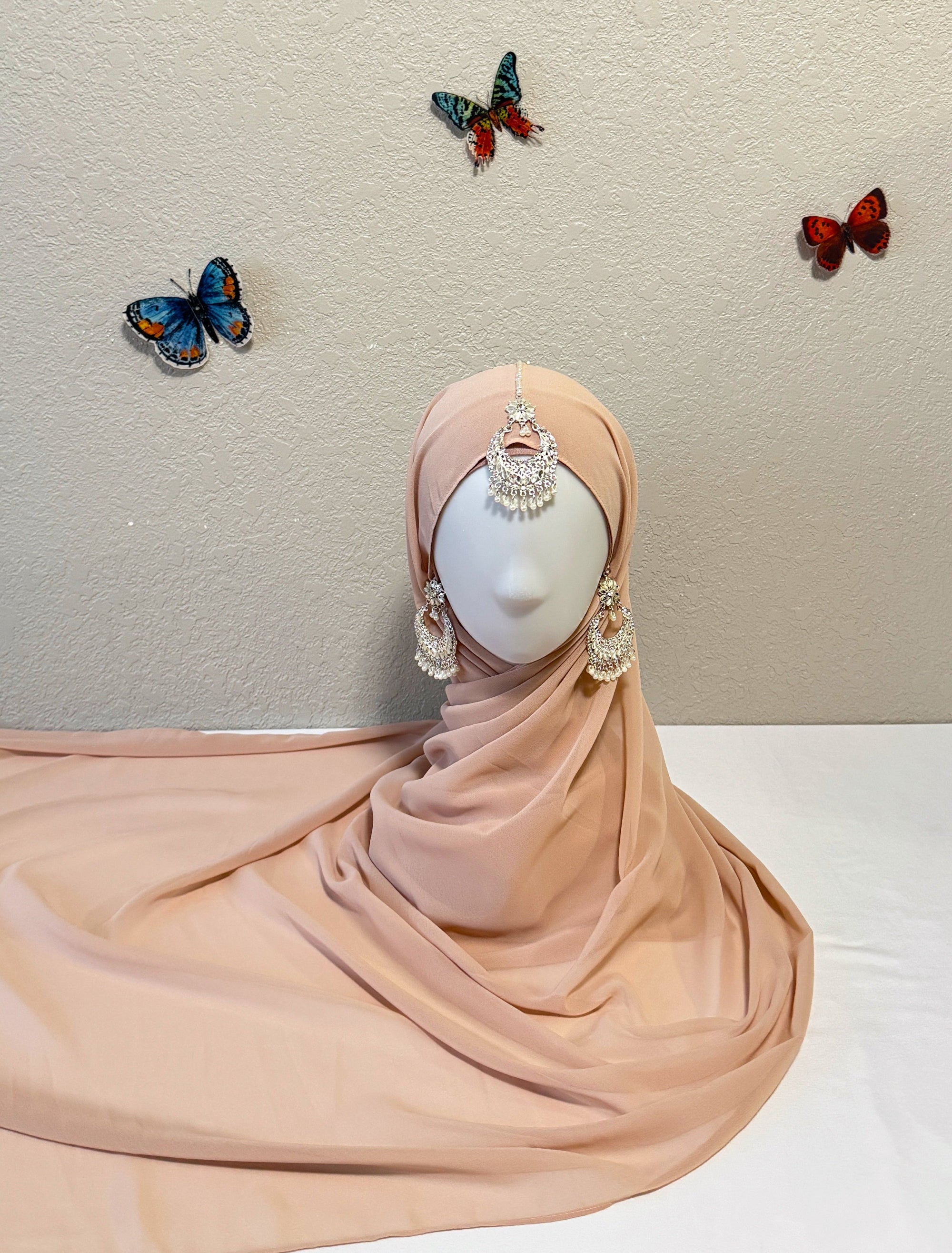 ♡ Premium Georgette Chiffon Hijab ♡