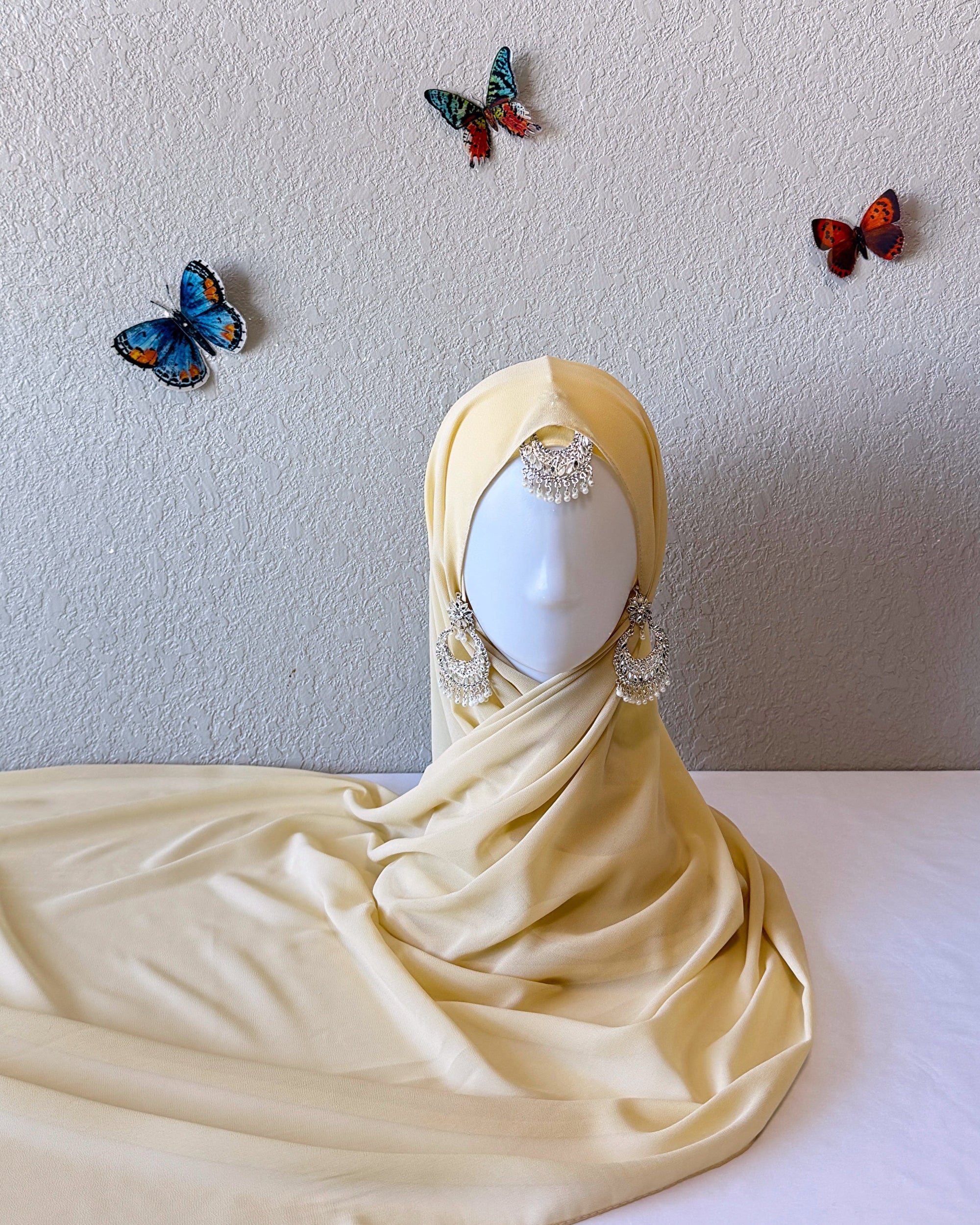 ♡ Premium Georgette Chiffon Hijab ♡