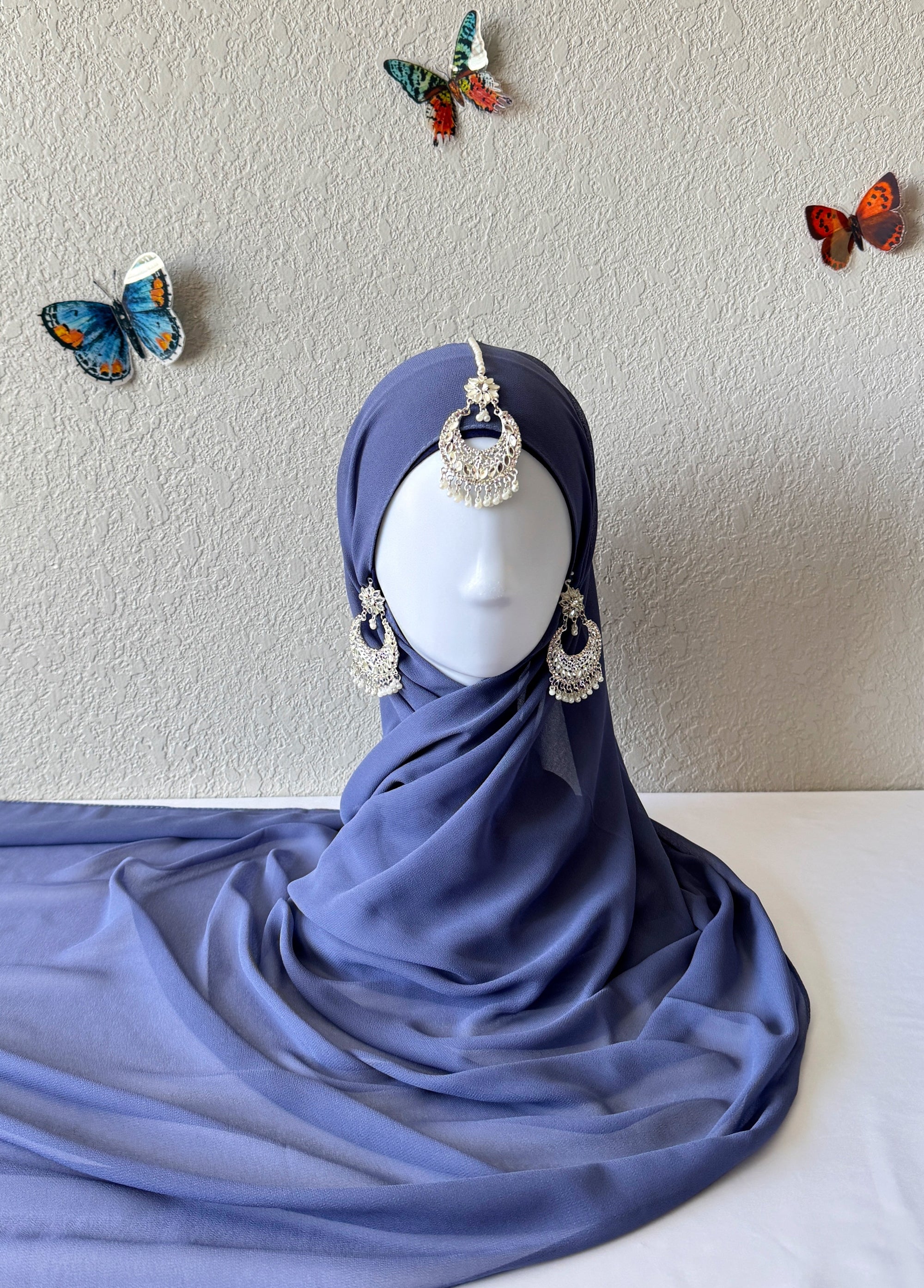 ♡ Premium Georgette Chiffon Hijab ♡