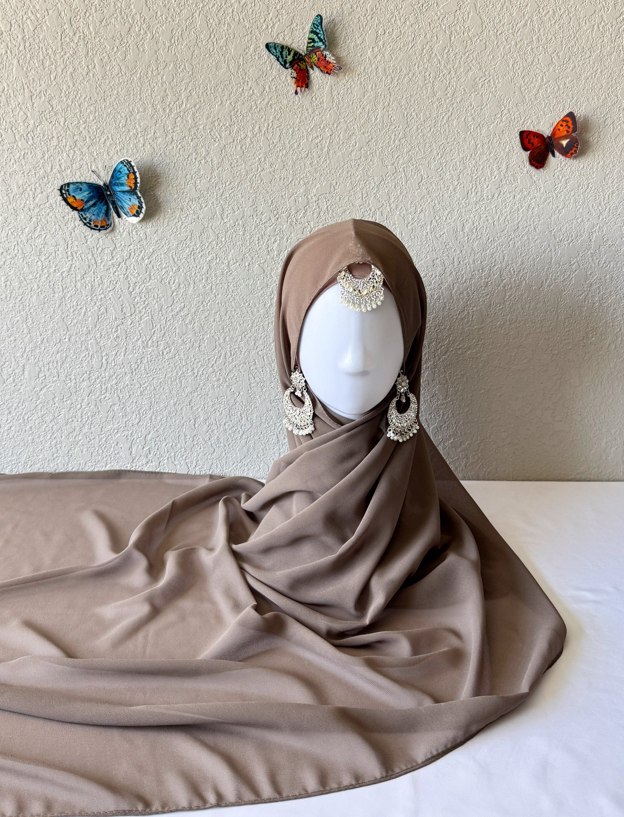 ♡ Premium Georgette Chiffon Hijab ♡