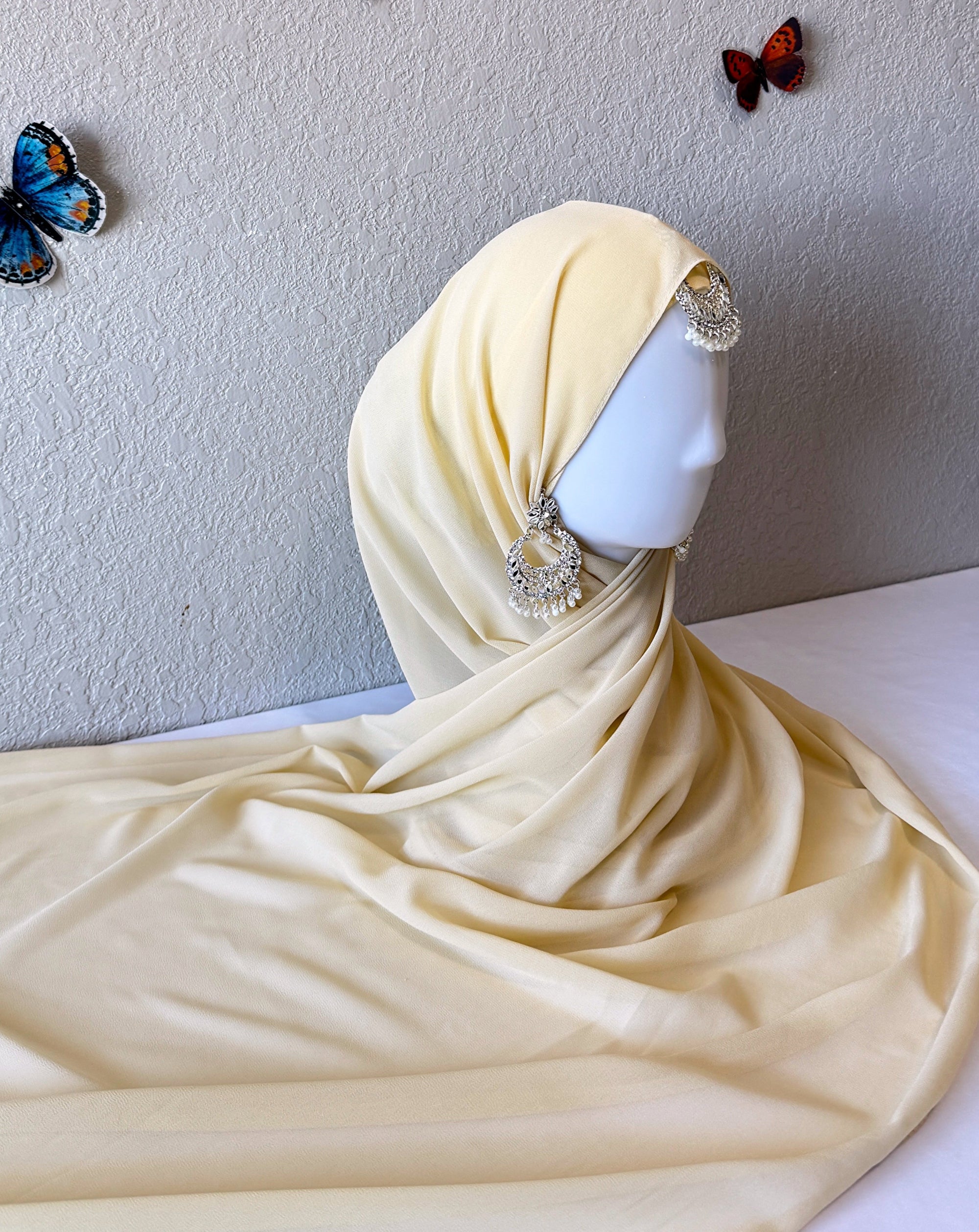 ♡ Premium Georgette Chiffon Hijab ♡