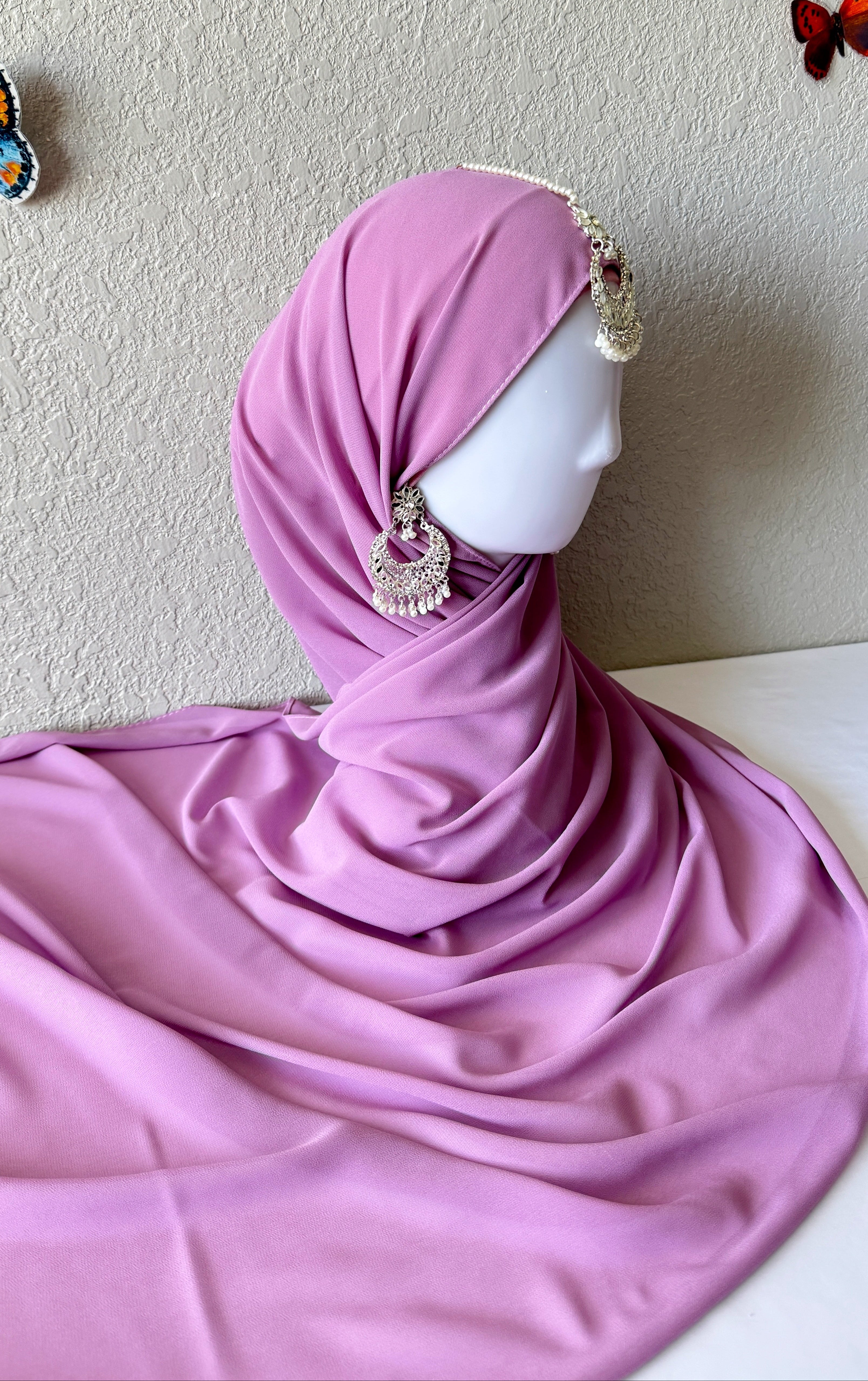 ♡ Premium Georgette Chiffon Hijab ♡
