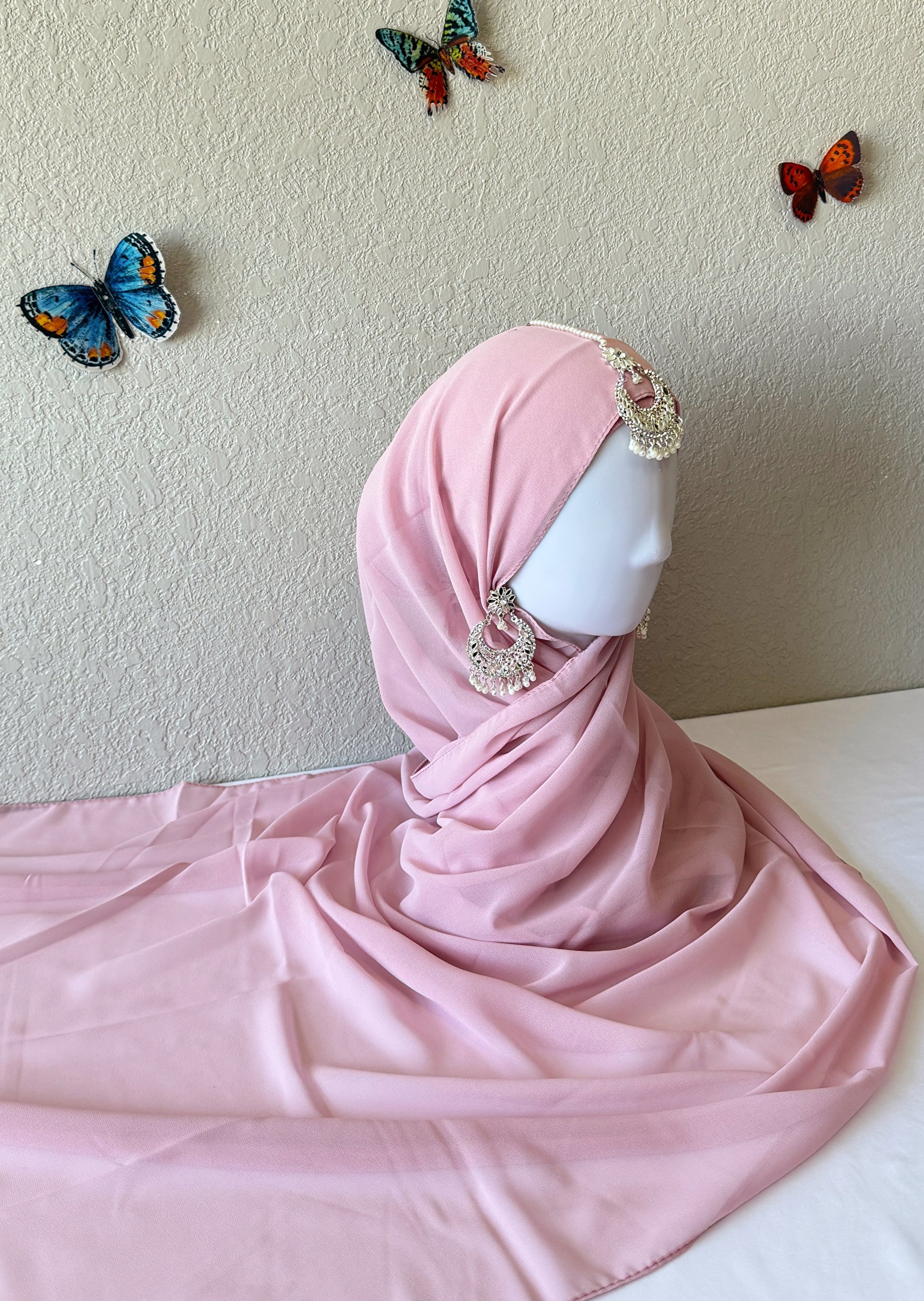 ♡ Premium Georgette Chiffon Hijab ♡