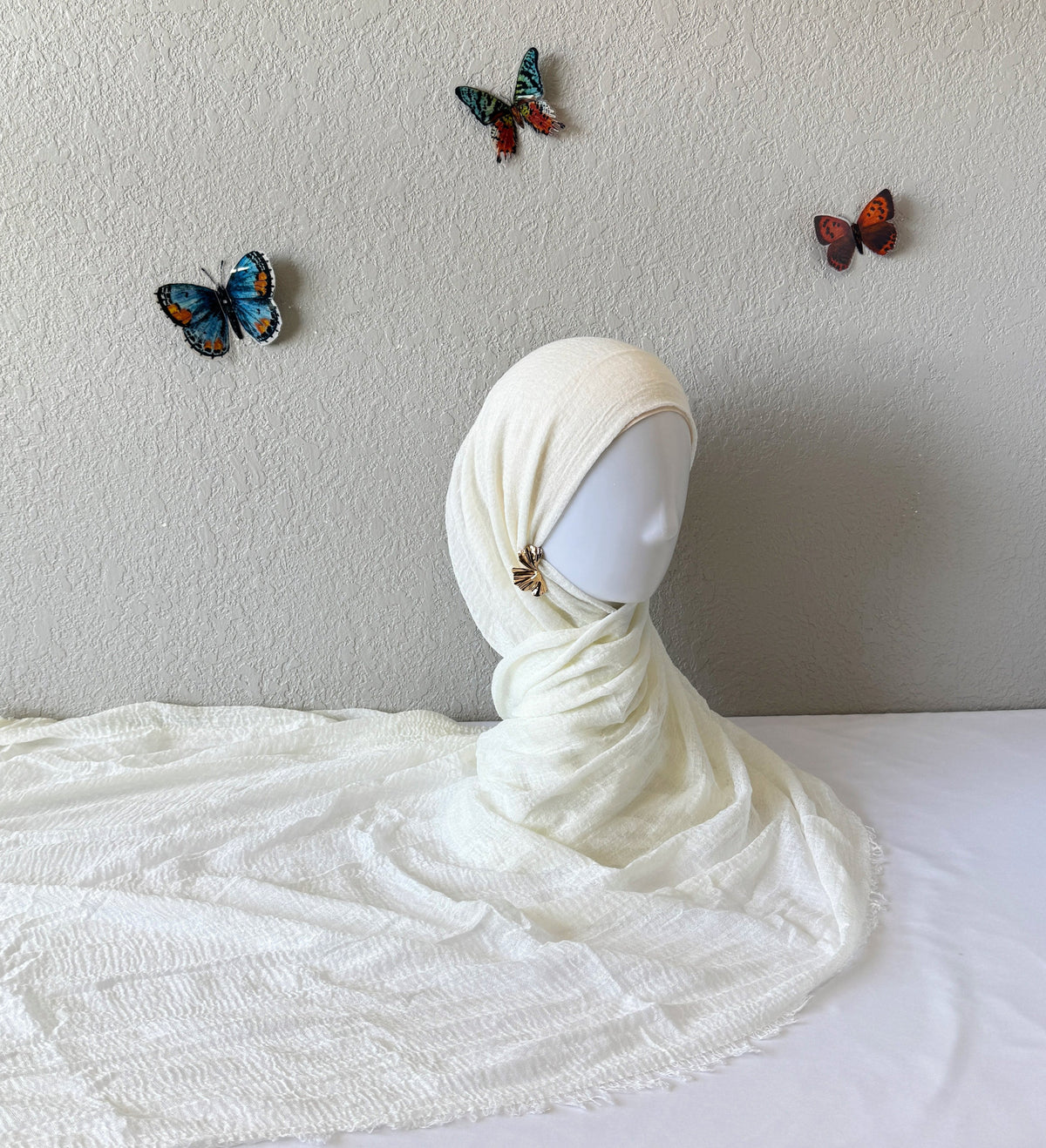 ♡Premium Crinkle Cotton Hijab♡