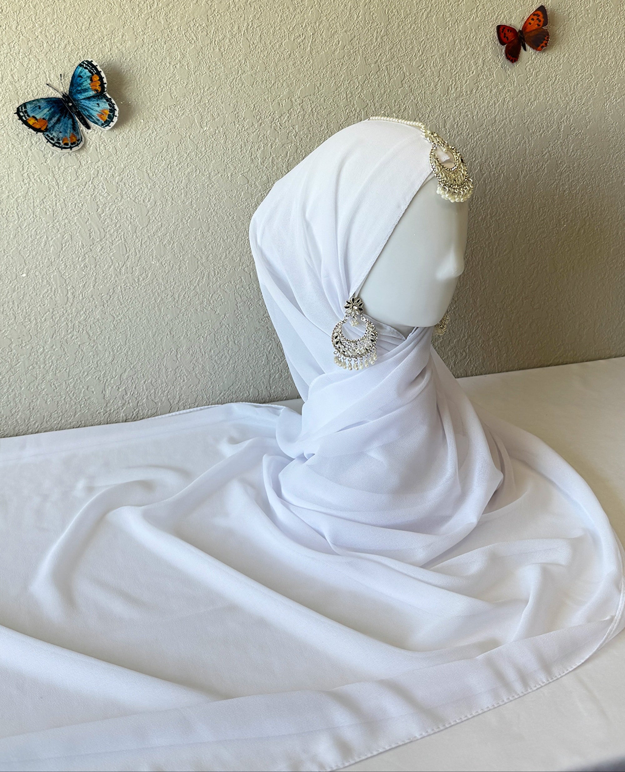 ♡ Premium Georgette Chiffon Hijab ♡