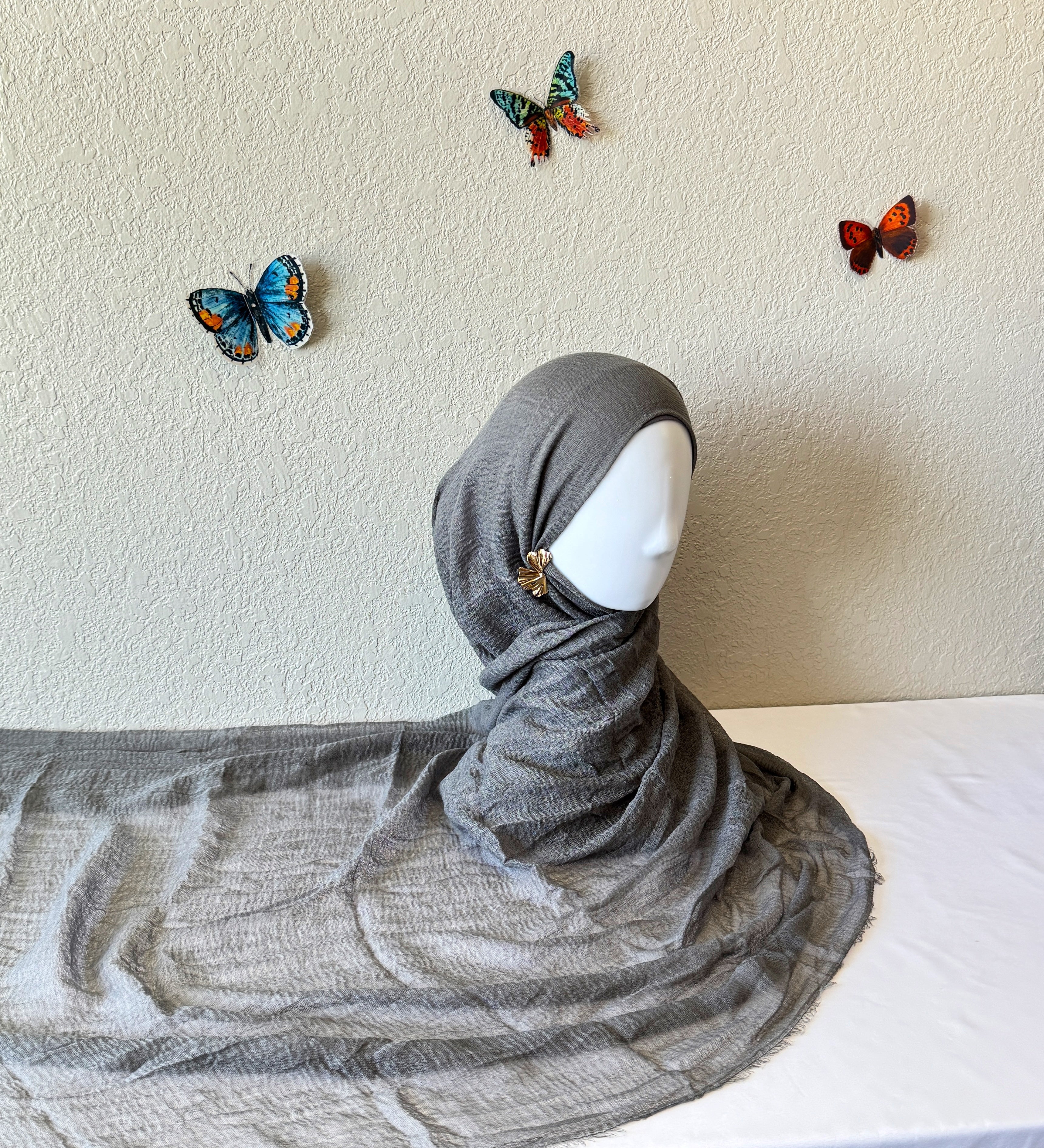 ♡Premium Crinkle Cotton Hijab♡