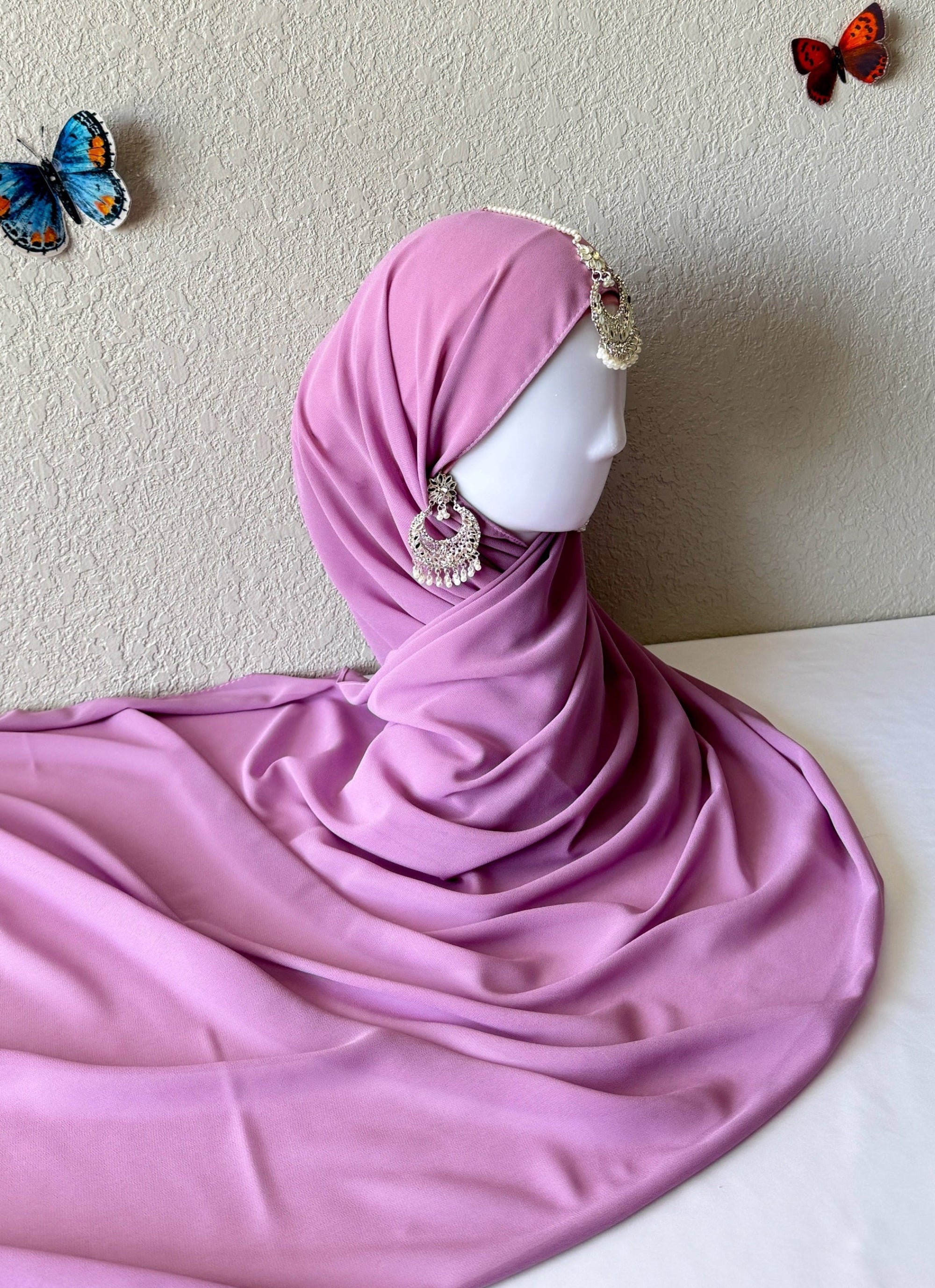 ♡ Premium Georgette Chiffon Hijab ♡