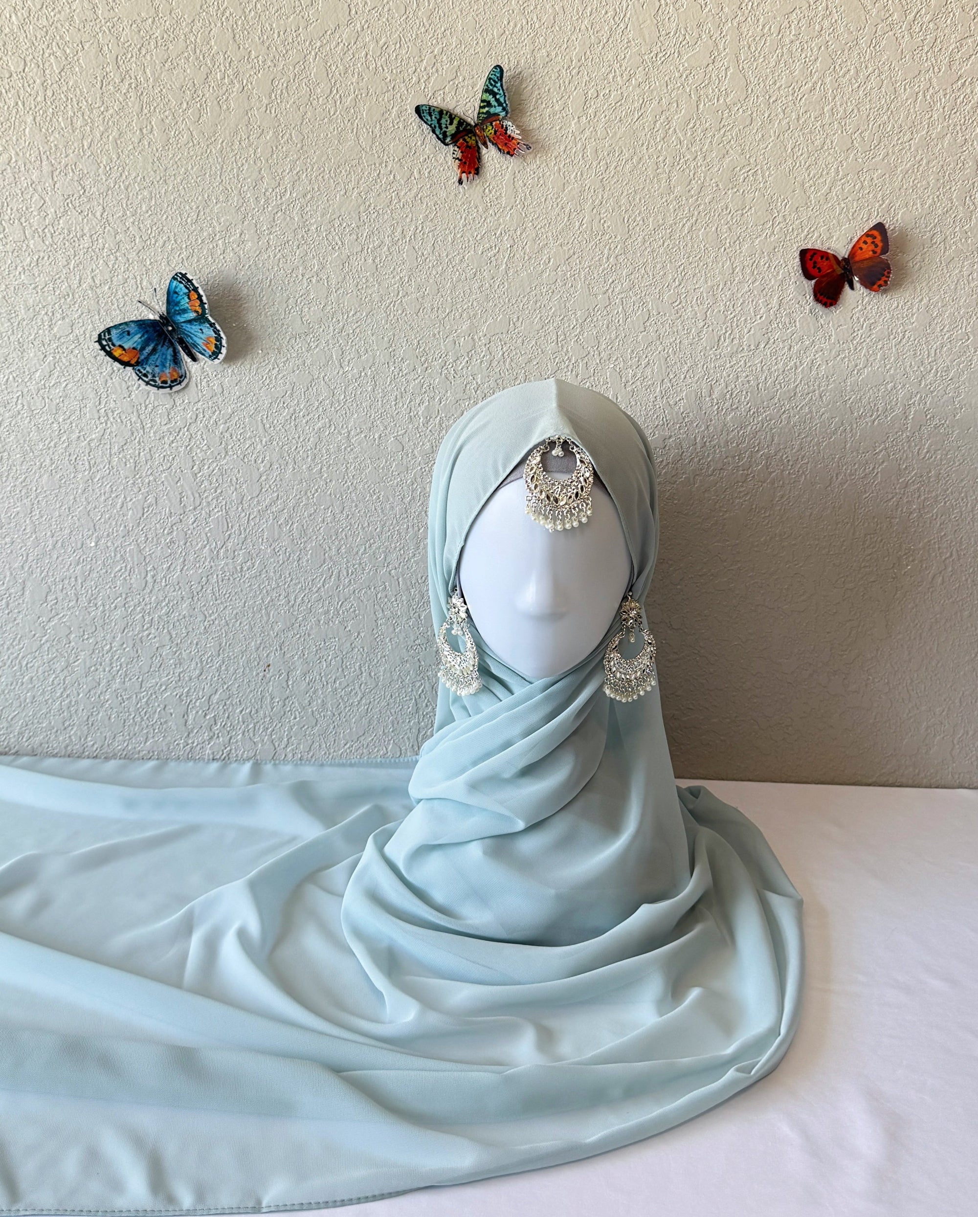 ♡ Premium Georgette Chiffon Hijab ♡