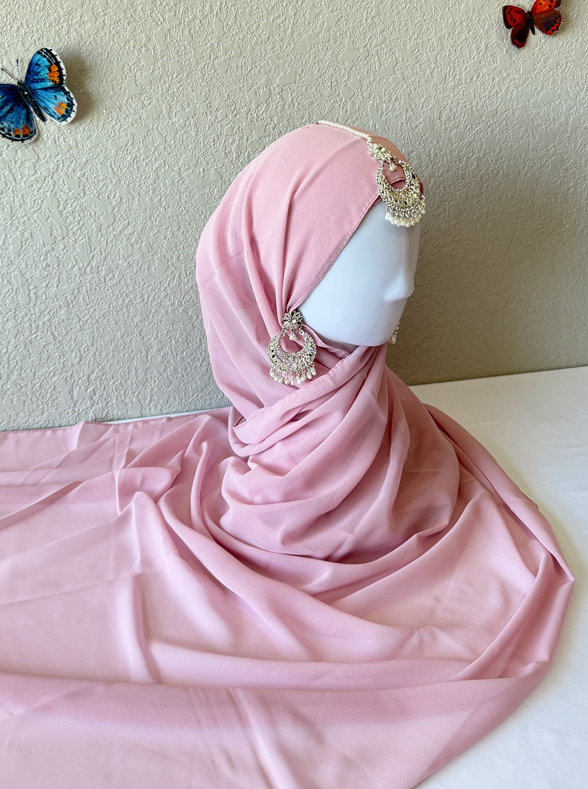 ♡ Premium Georgette Chiffon Hijab ♡