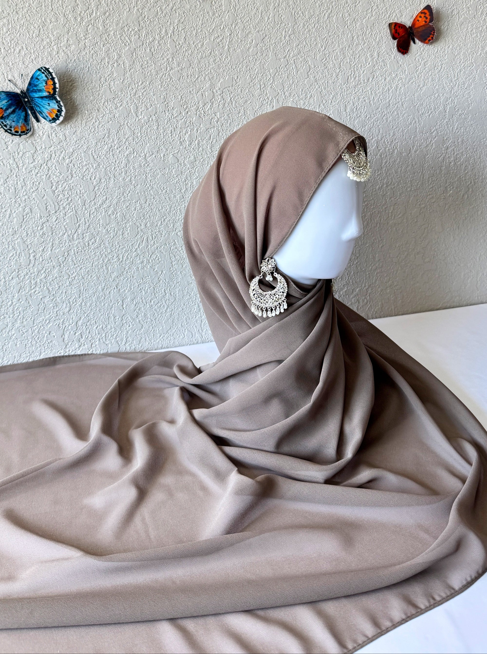 ♡ Premium Georgette Chiffon Hijab ♡