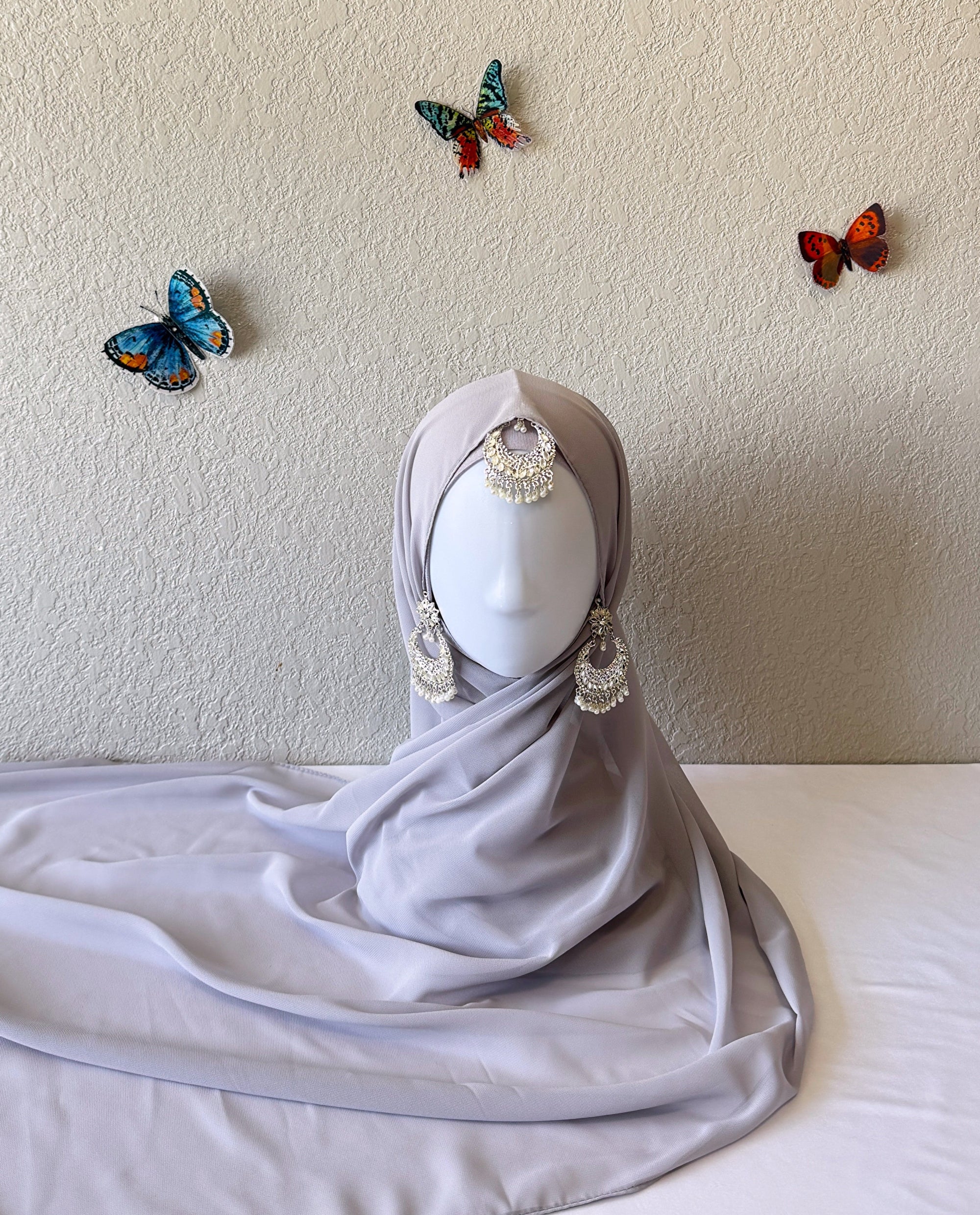 ♡ Premium Georgette Chiffon Hijab ♡