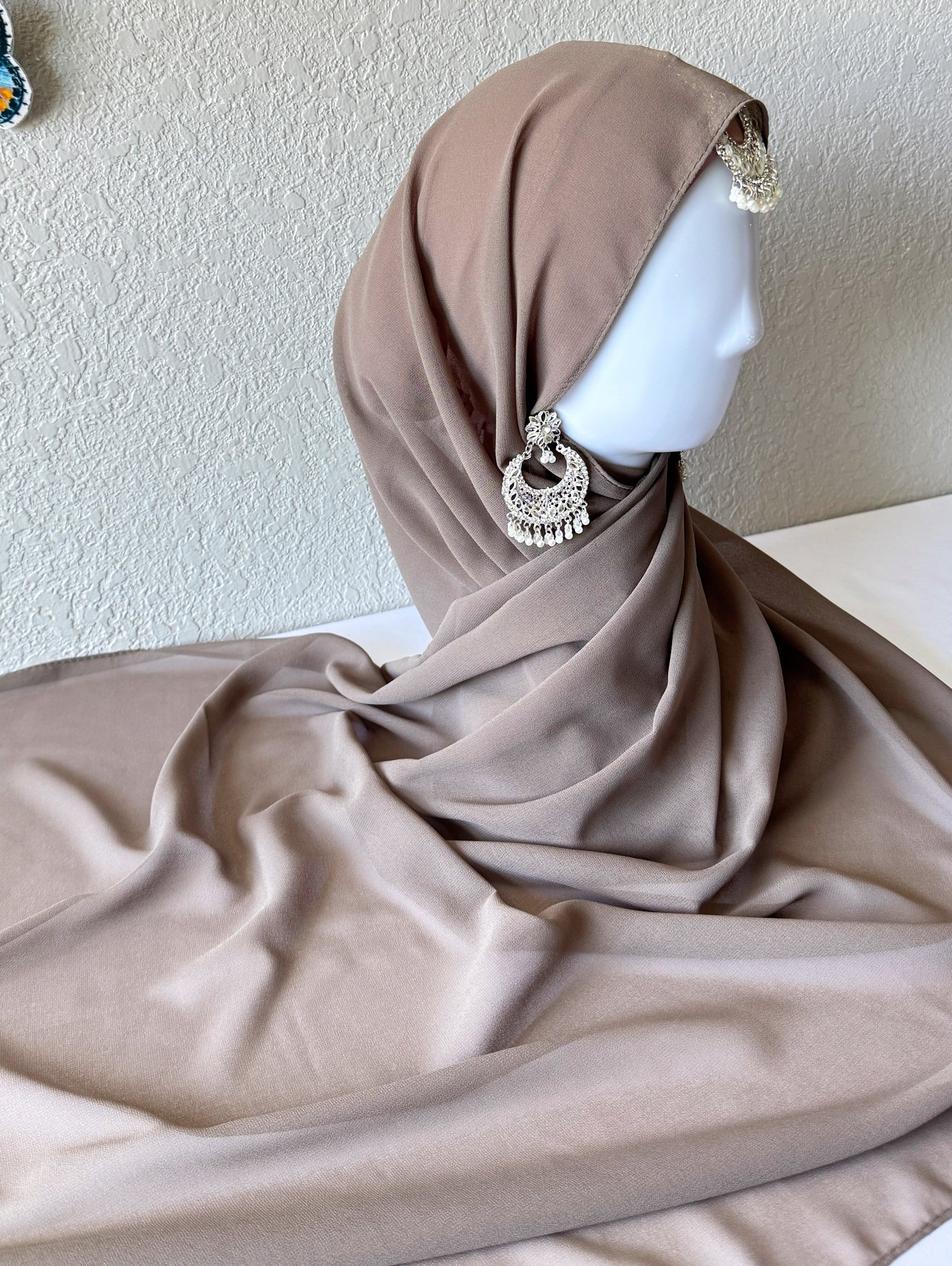 ♡ Premium Georgette Chiffon Hijab ♡