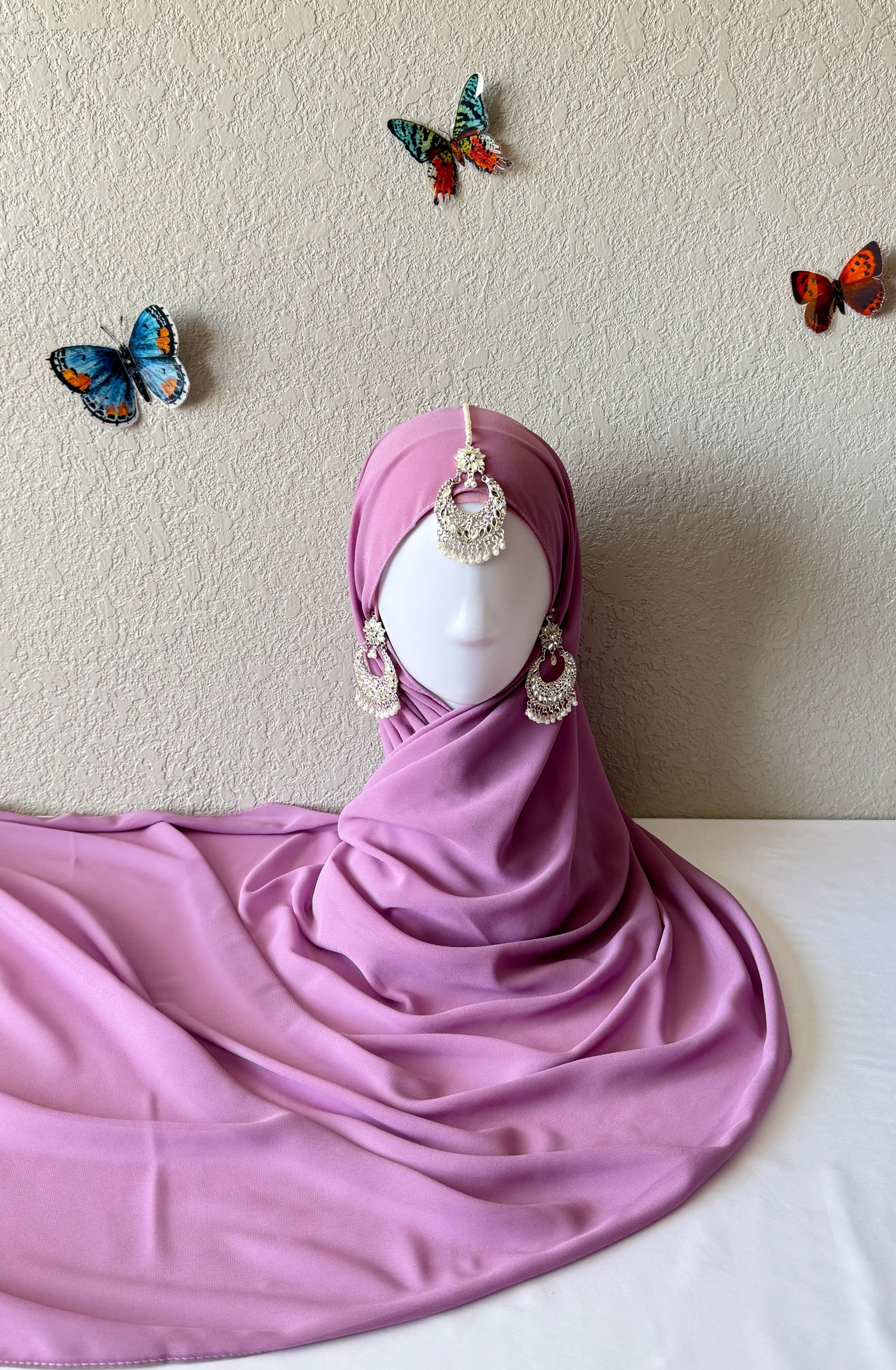 ♡ Premium Georgette Chiffon Hijab ♡