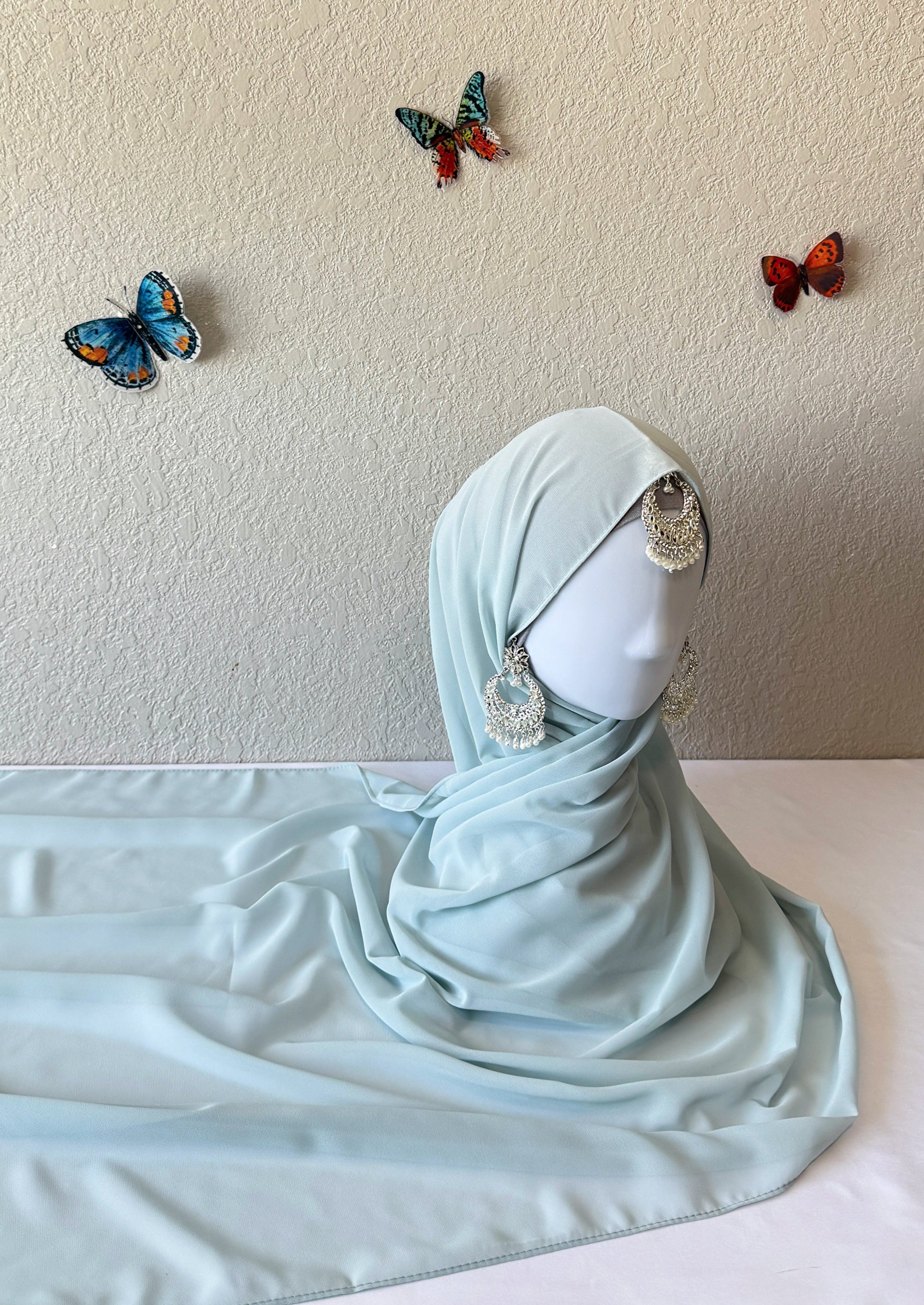 ♡ Premium Georgette Chiffon Hijab ♡
