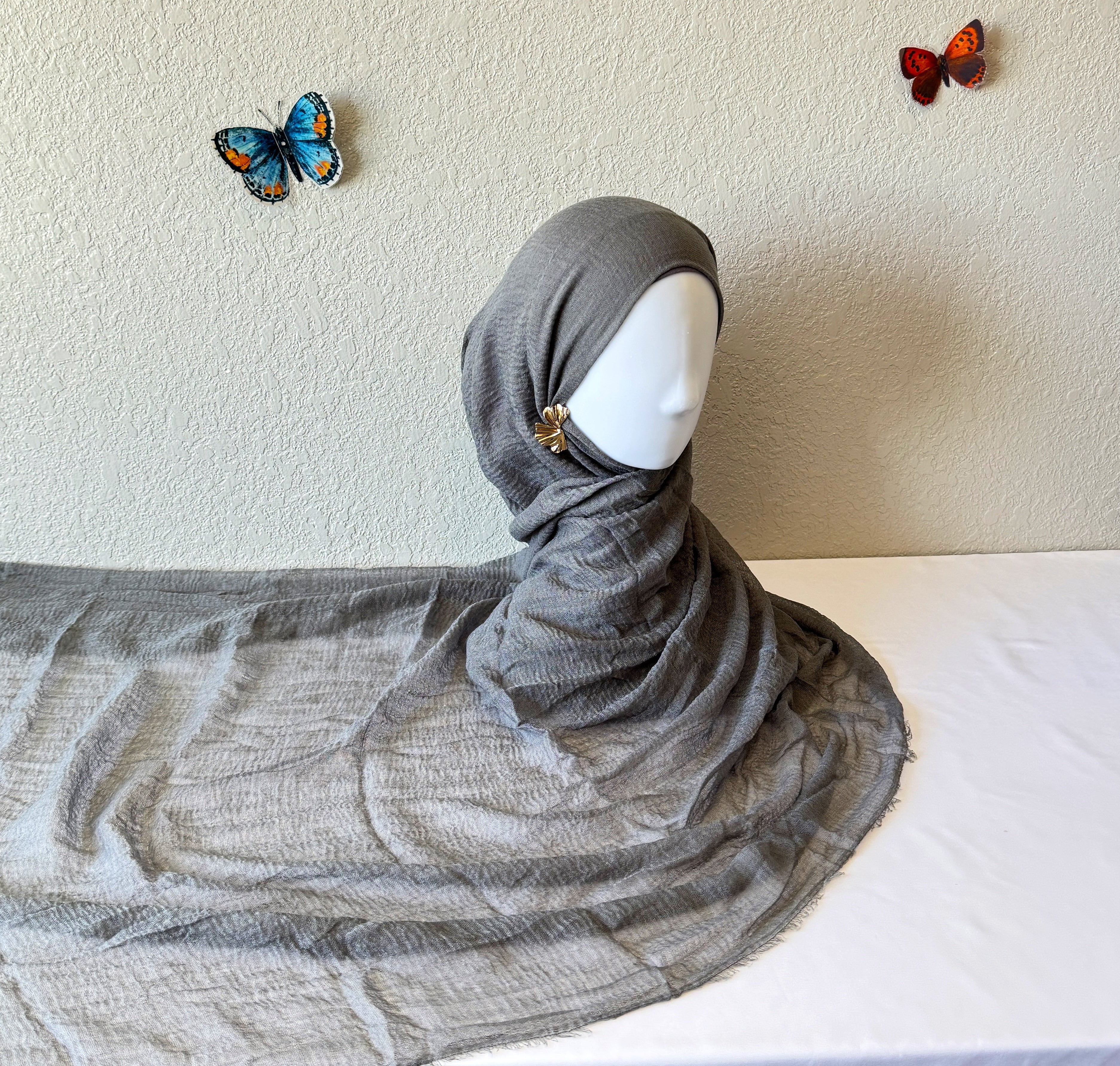♡Premium Crinkle Cotton Hijab♡