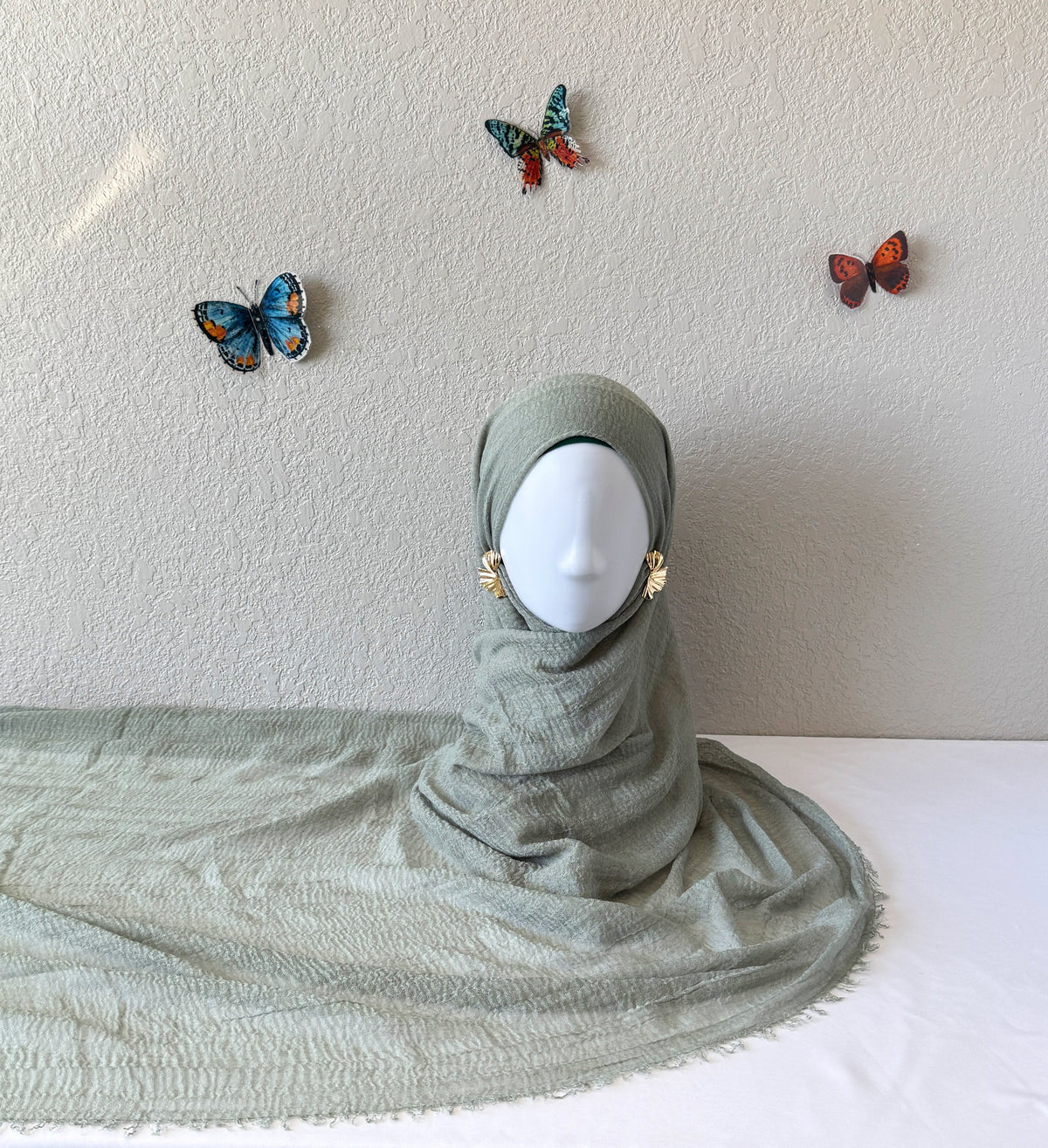 ♡Premium Crinkle Cotton Hijab♡