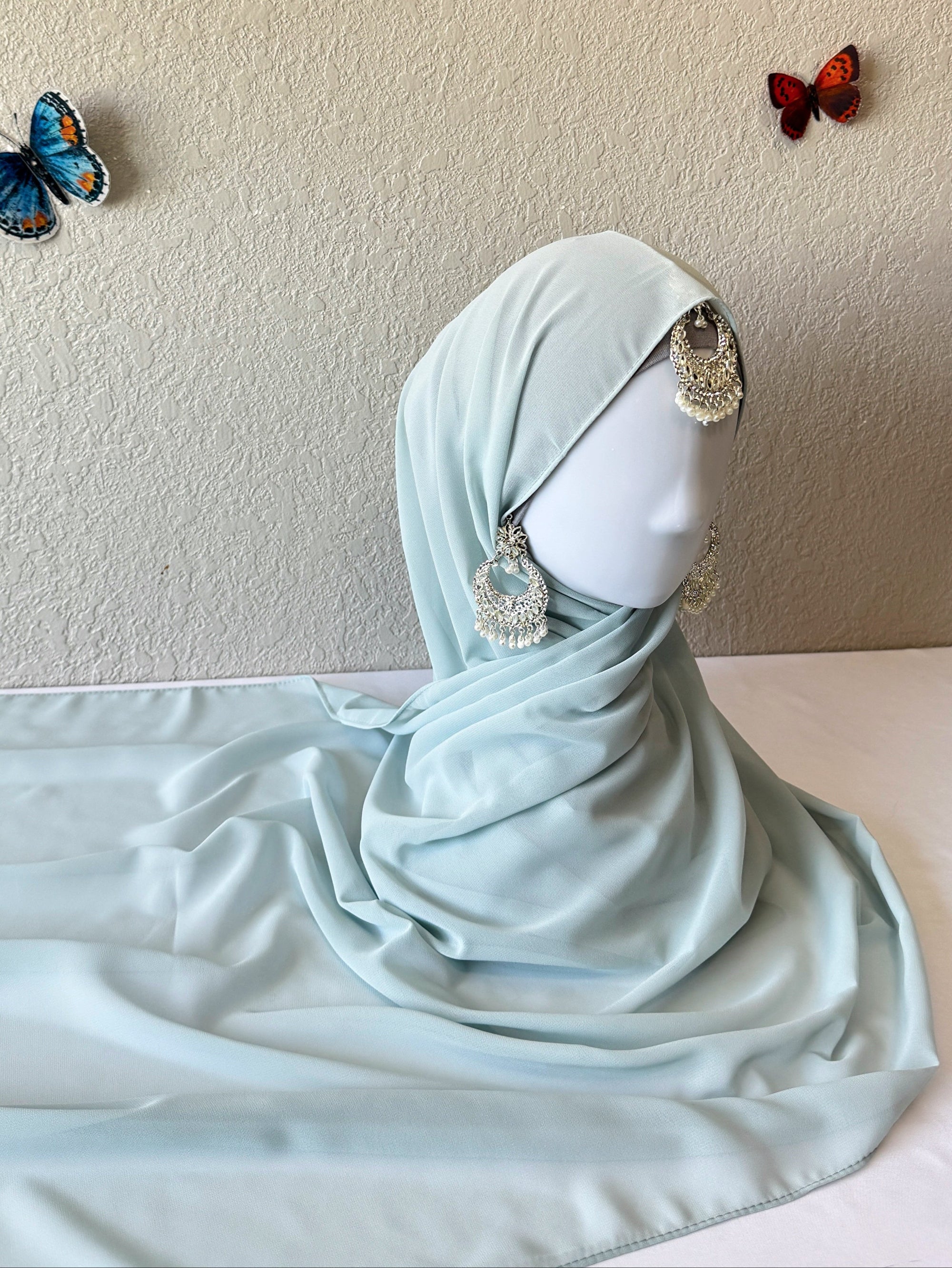 ♡ Premium Georgette Chiffon Hijab ♡
