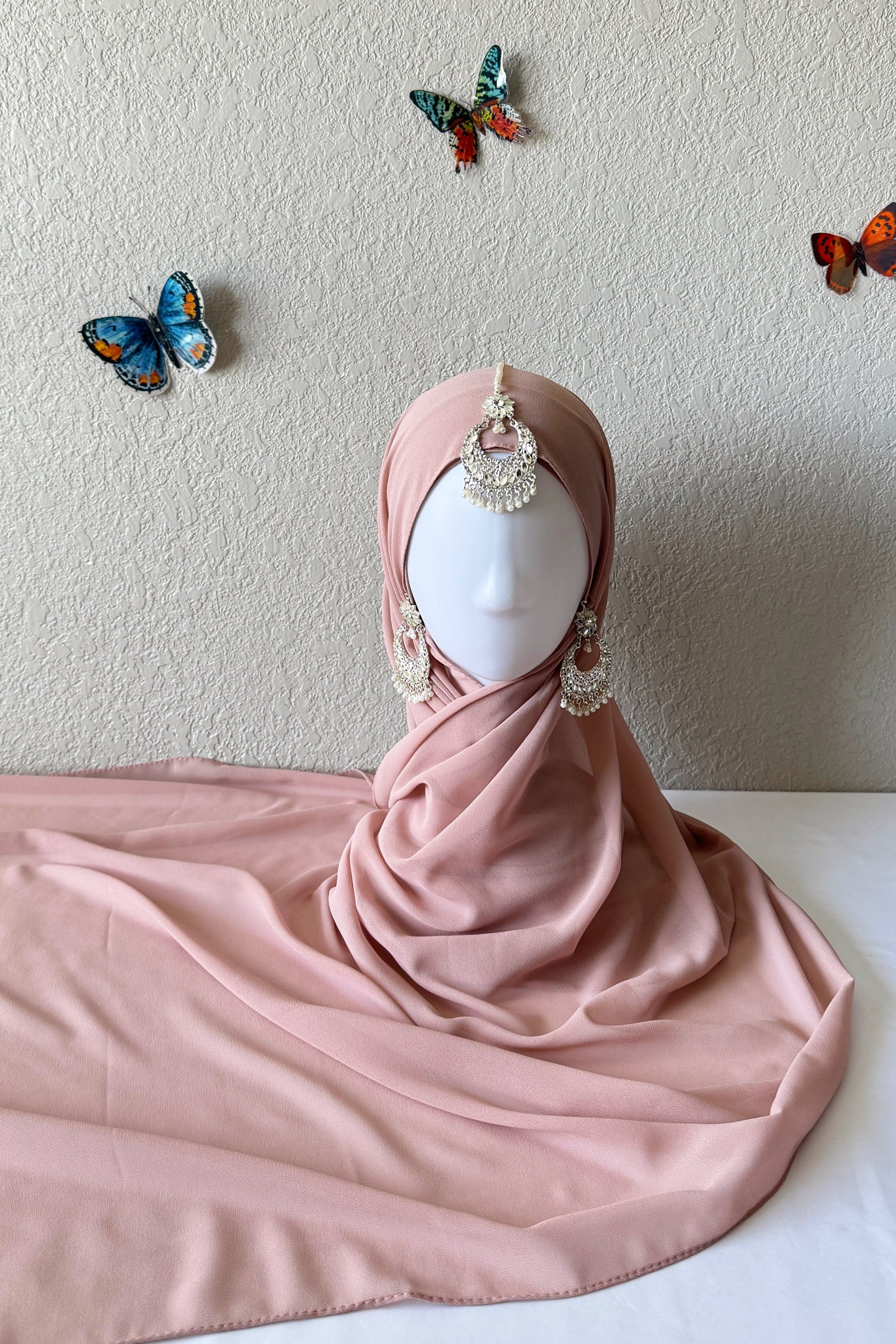 ♡ Premium Georgette Chiffon Hijab ♡