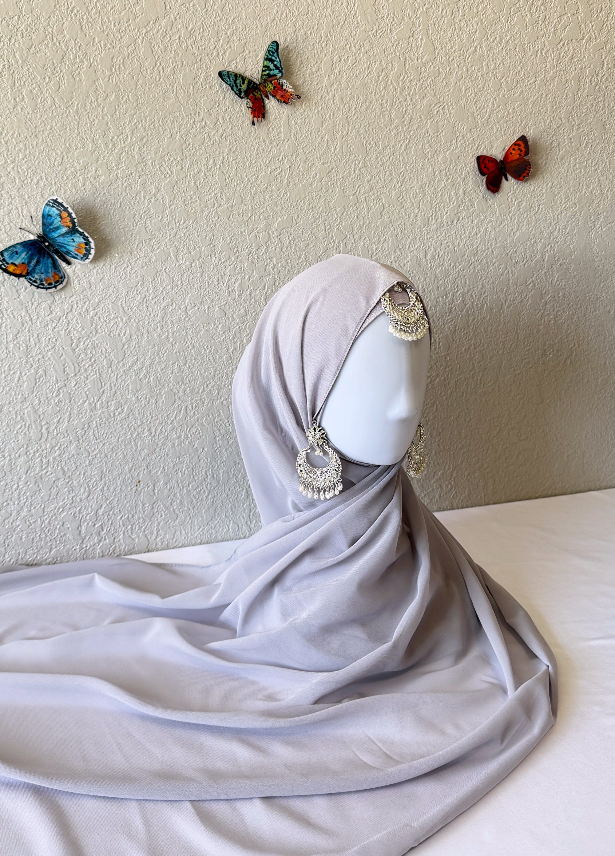 ♡ Premium Georgette Chiffon Hijab ♡