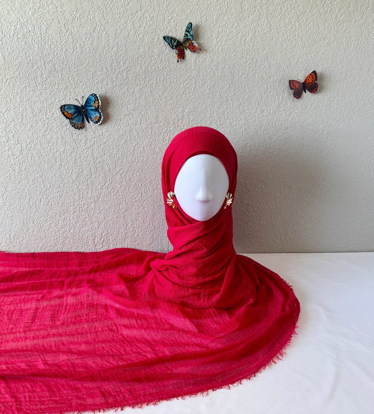 ♡Premium Crinkle Cotton Hijab♡