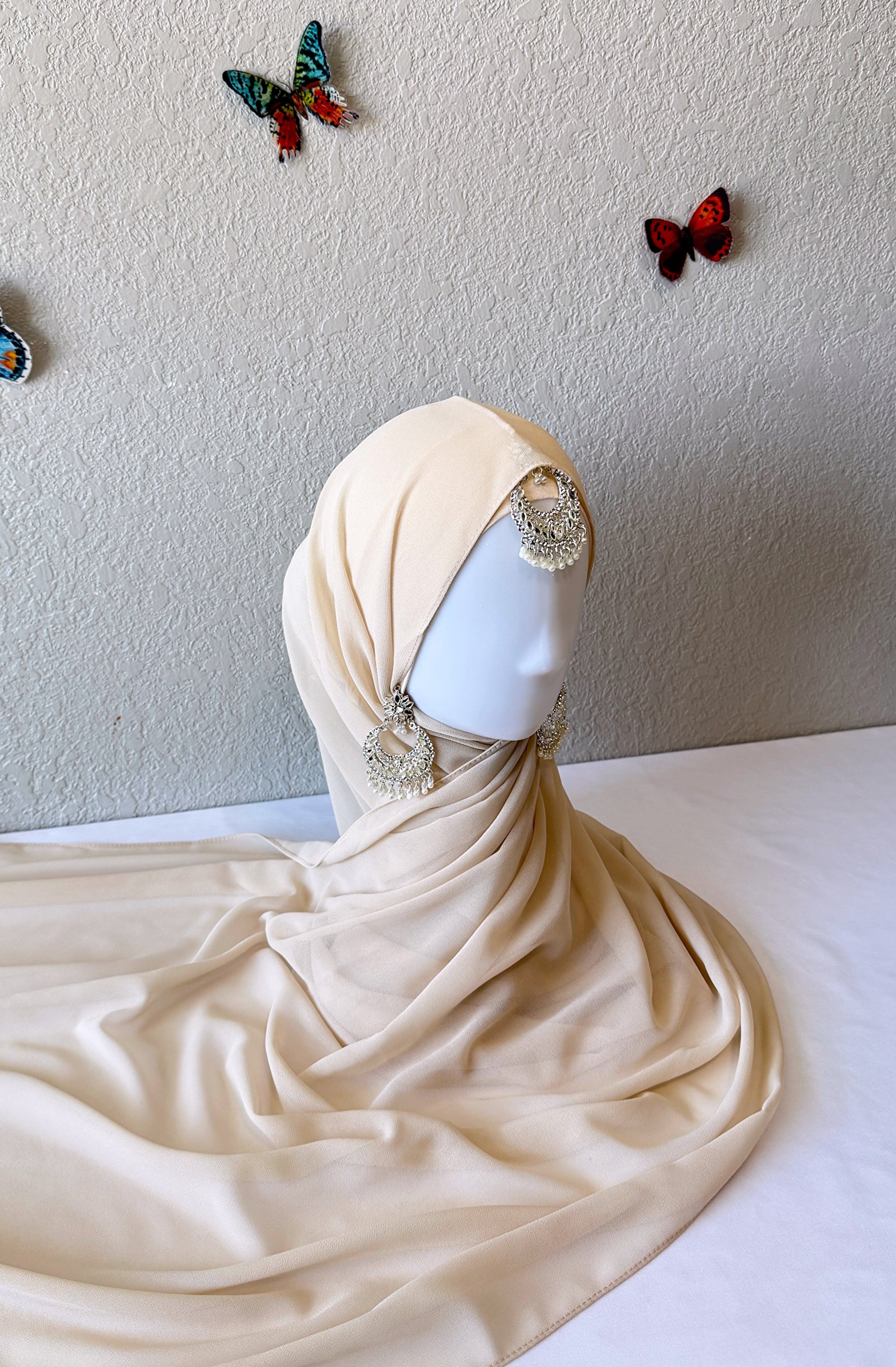♡ Premium Georgette Chiffon Hijab ♡