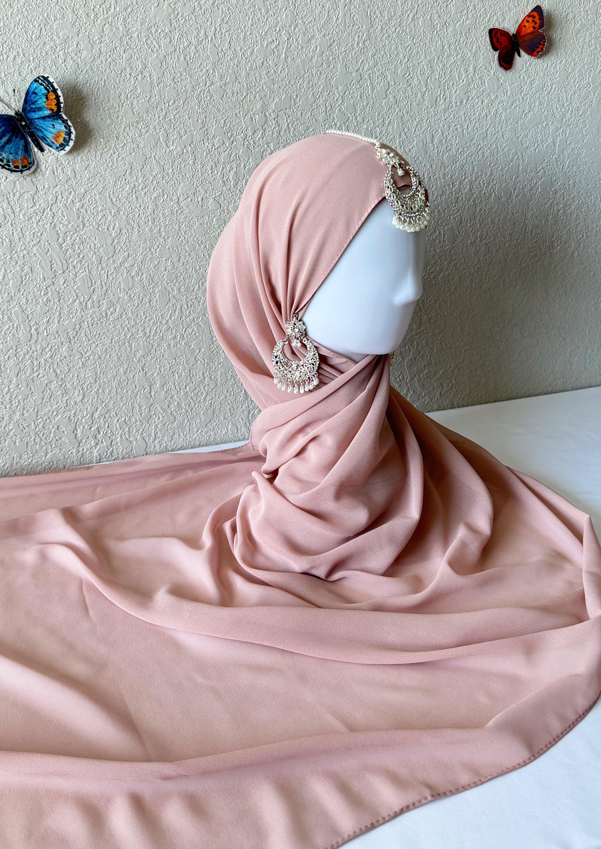 ♡ Premium Georgette Chiffon Hijab ♡