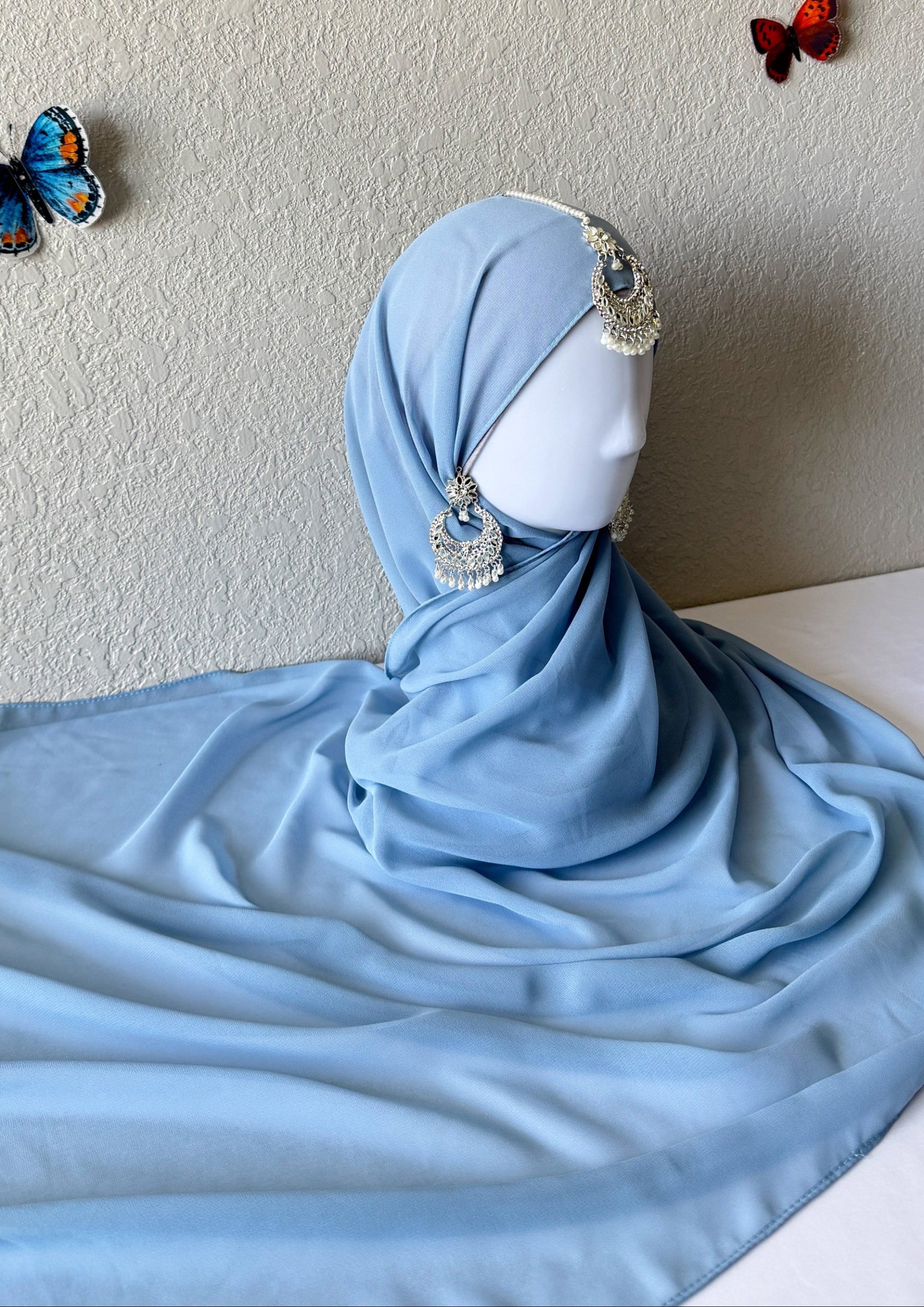 ♡ Premium Georgette Chiffon Hijab ♡