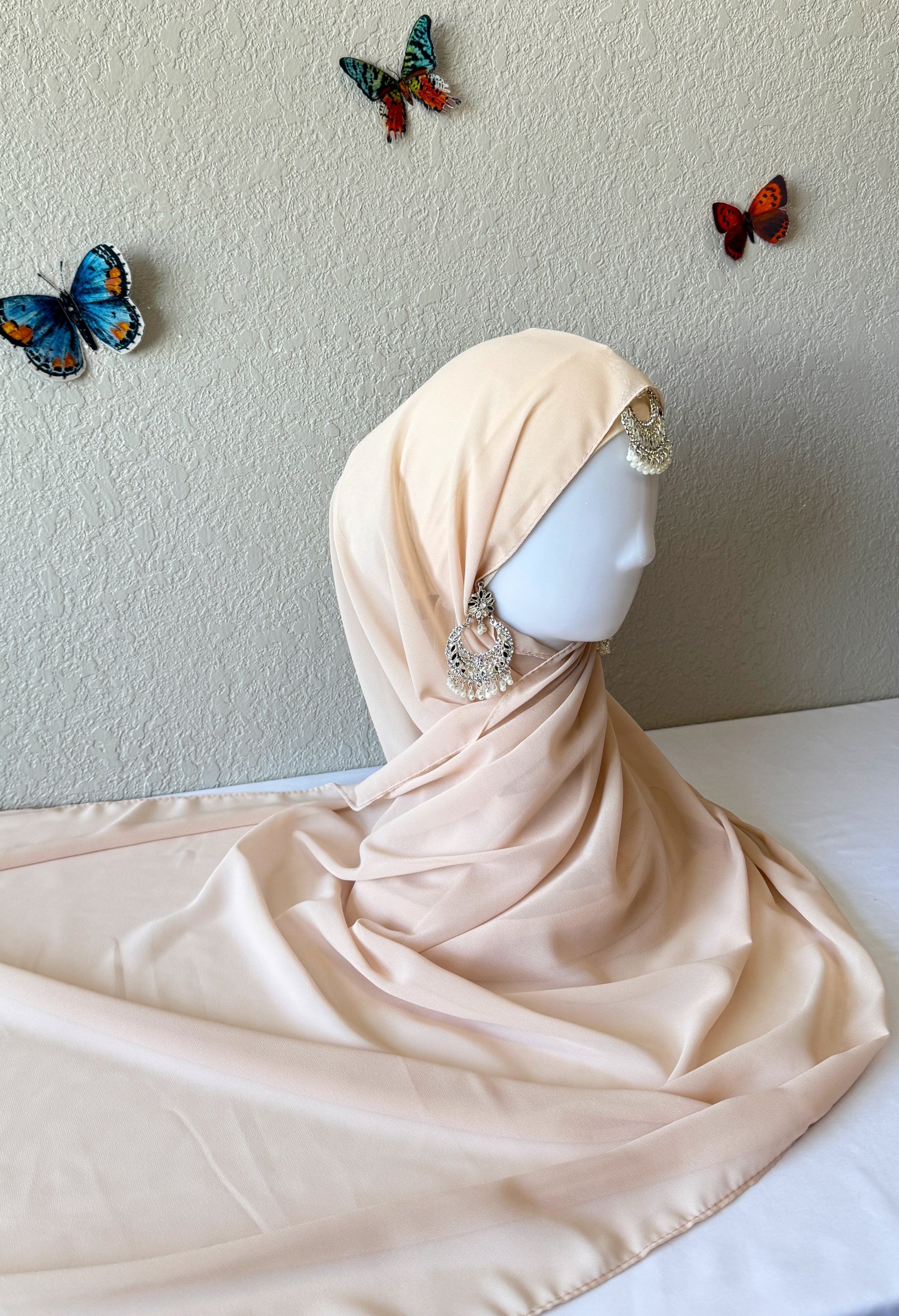 ♡ Premium Georgette Chiffon Hijab ♡