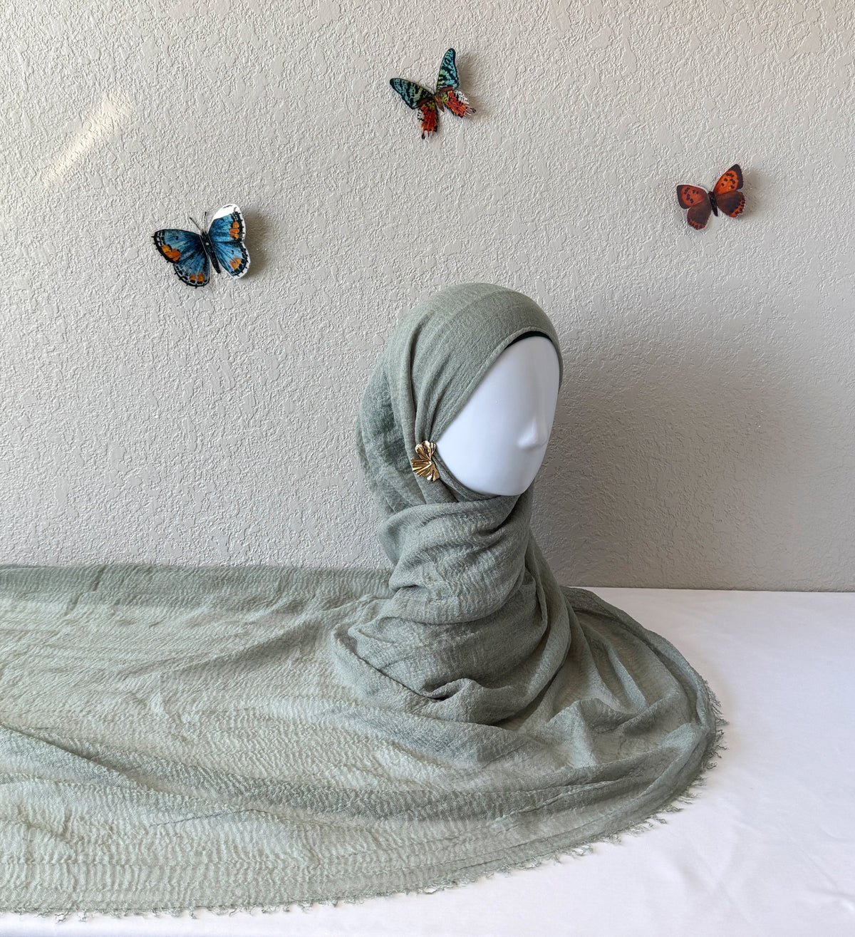 ♡Premium Crinkle Cotton Hijab♡