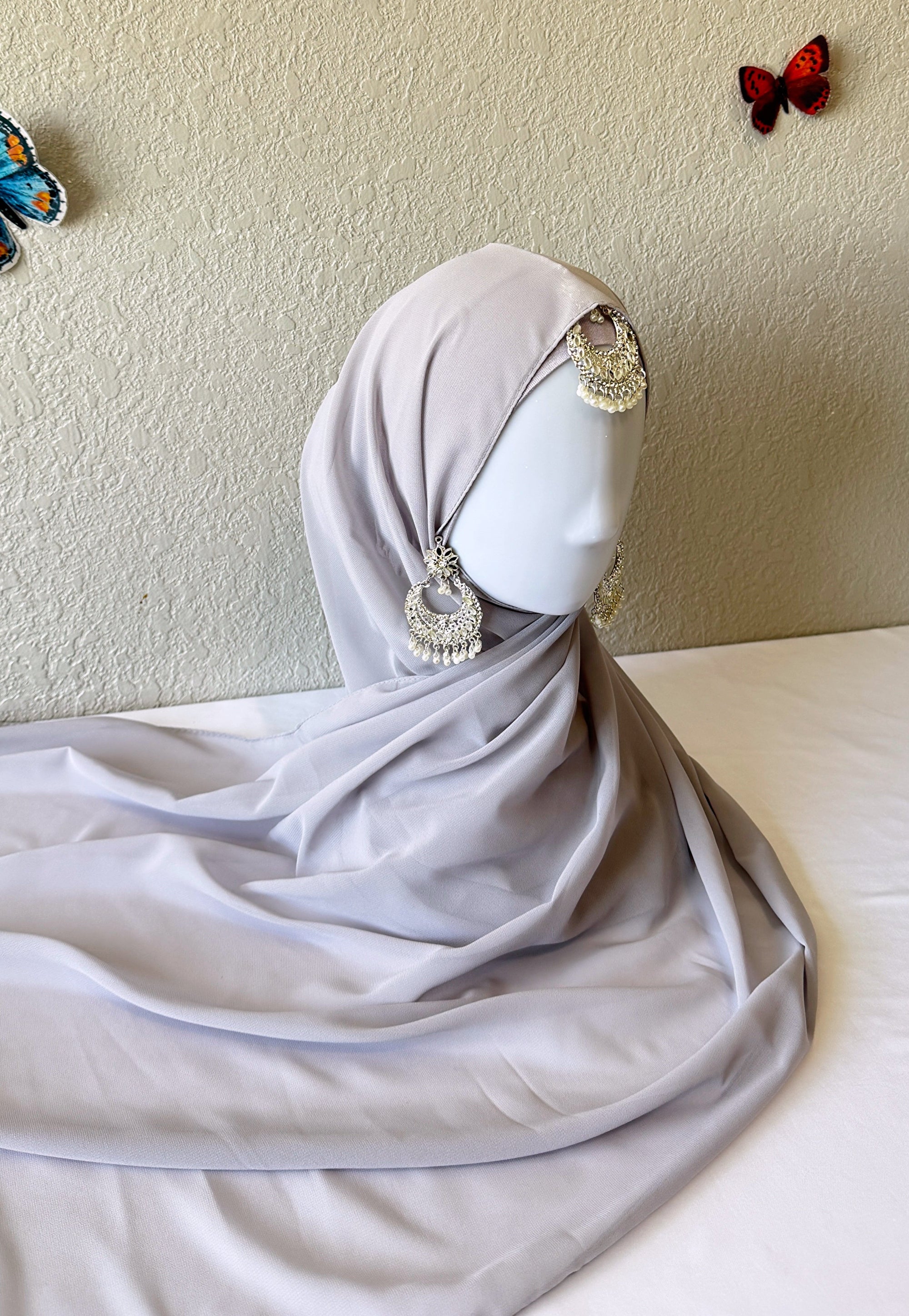 ♡ Premium Georgette Chiffon Hijab ♡