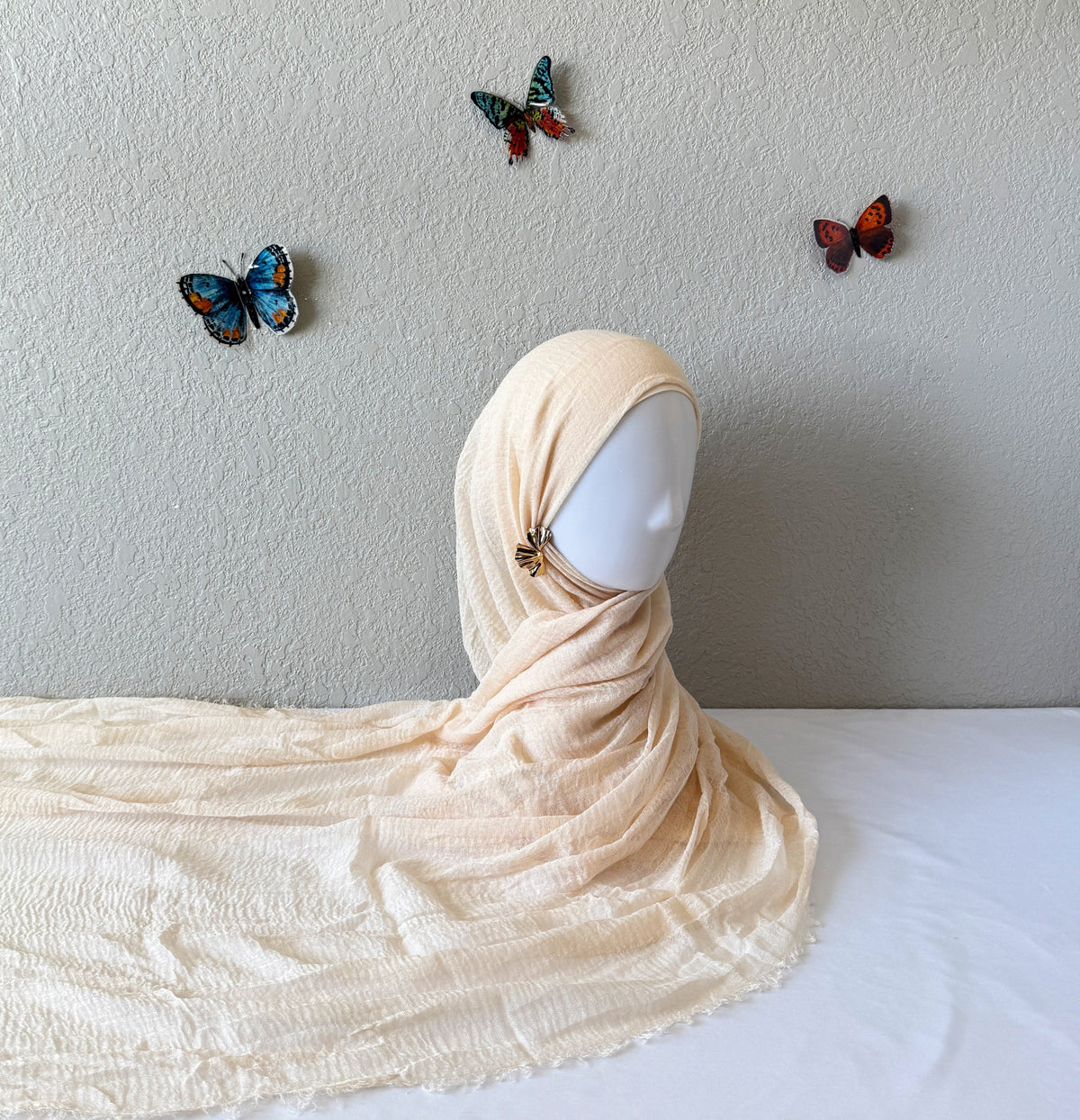 ♡Premium Crinkle Cotton Hijab♡