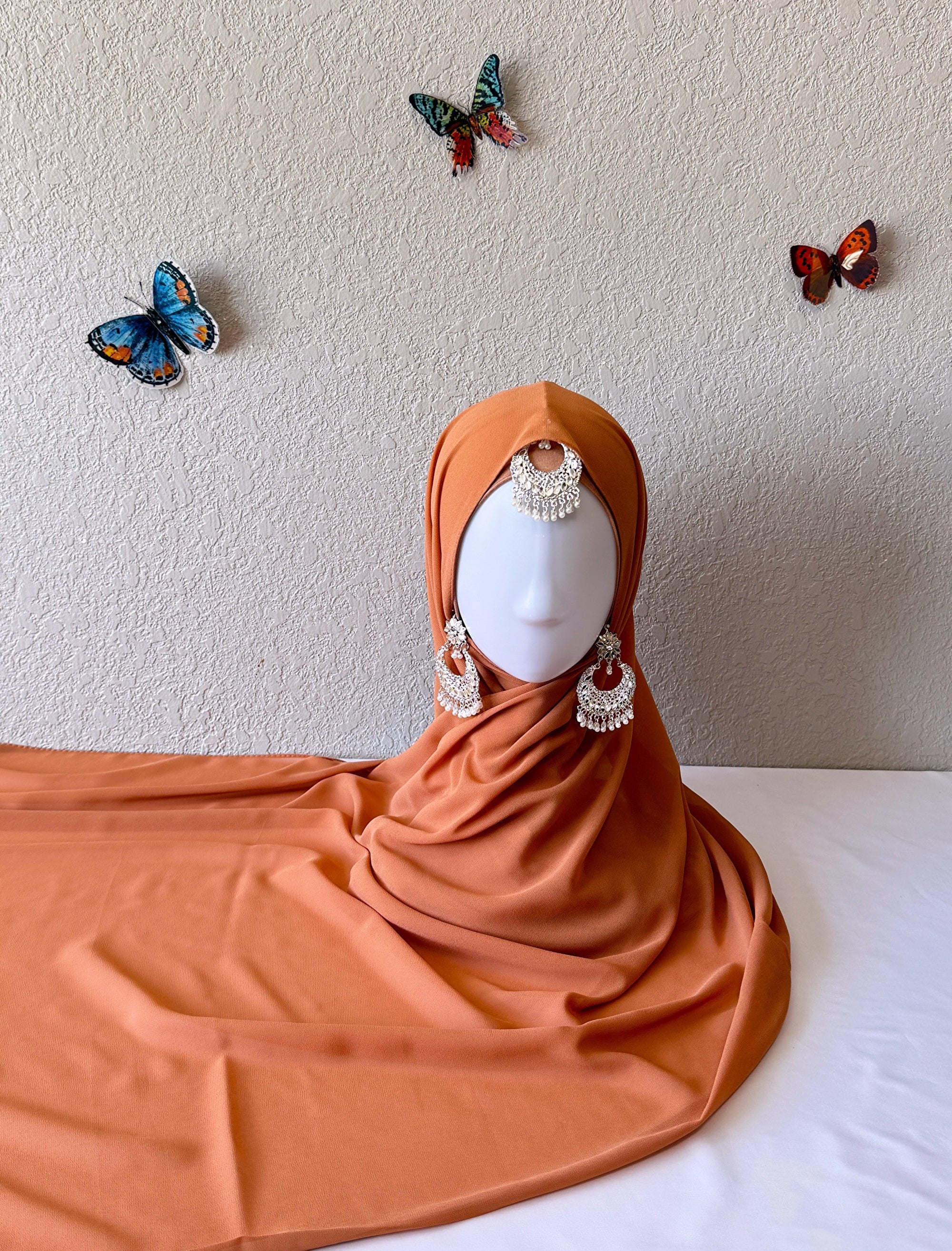 ♡ Premium Georgette Chiffon Hijab ♡