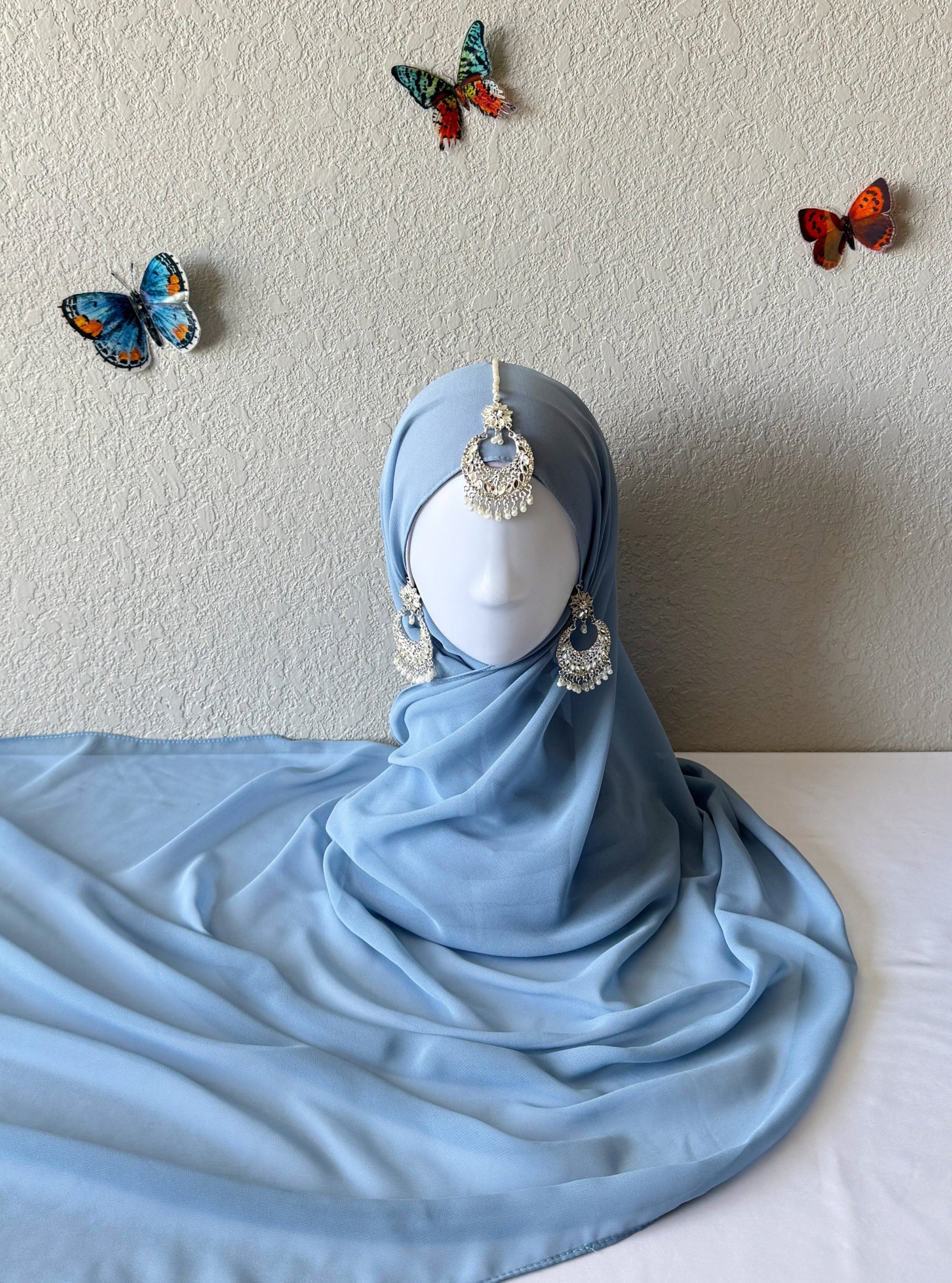 ♡ Premium Georgette Chiffon Hijab ♡
