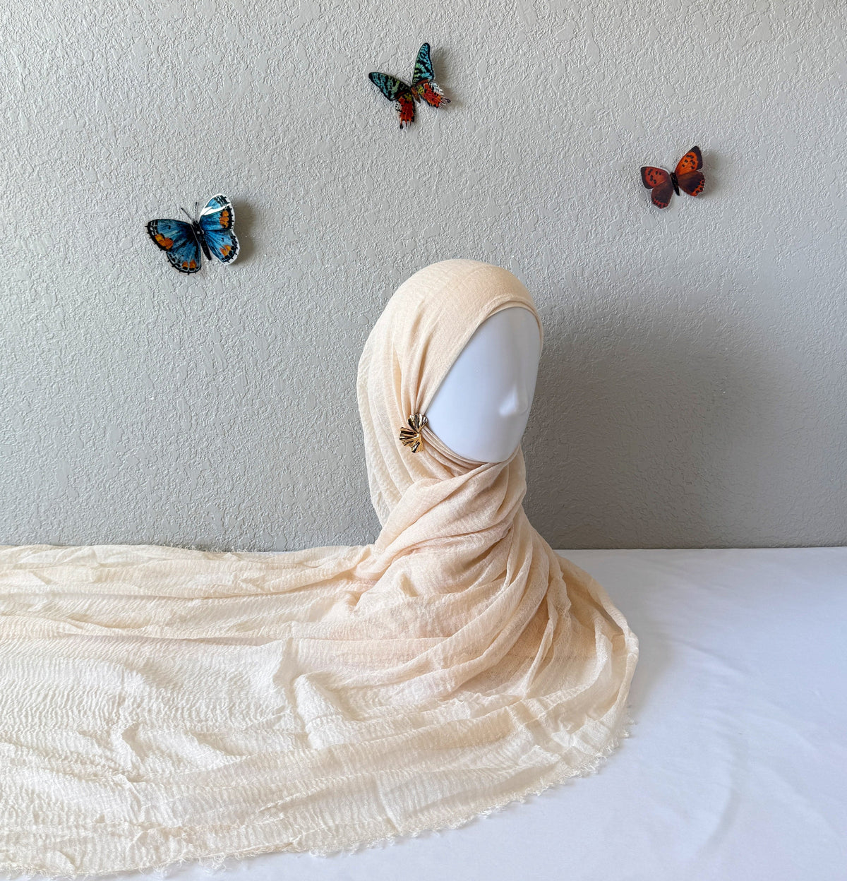 ♡Premium Crinkle Cotton Hijab♡