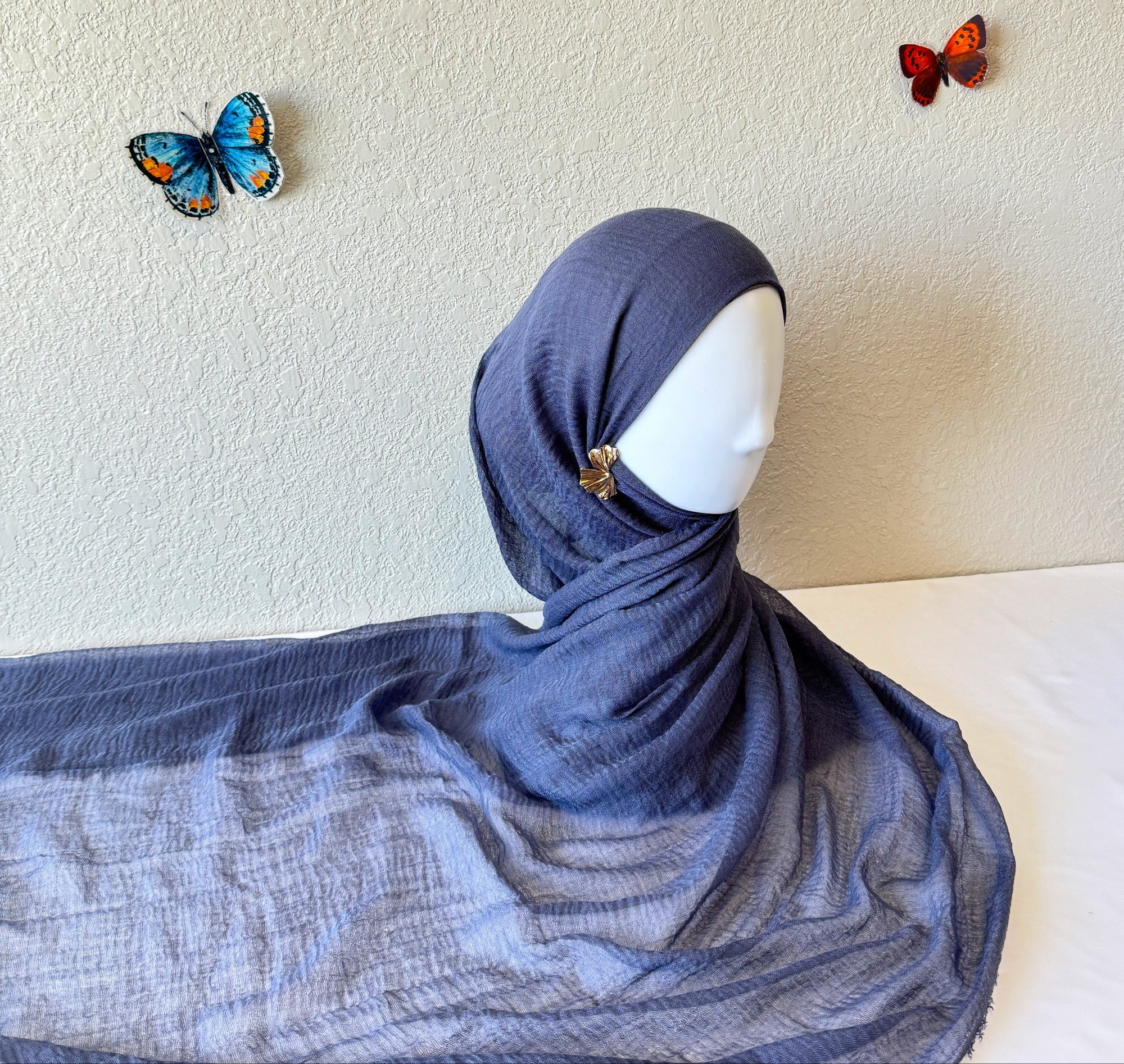 ♡Premium Crinkle Cotton Hijab♡